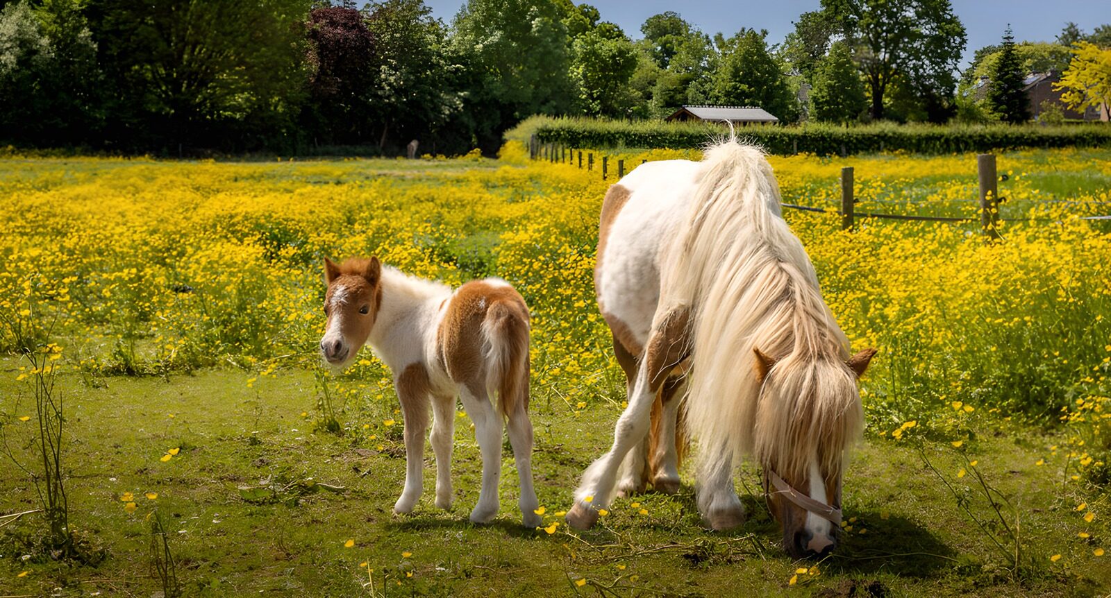 OCCOM3699529: Pony and Foal in Meadow