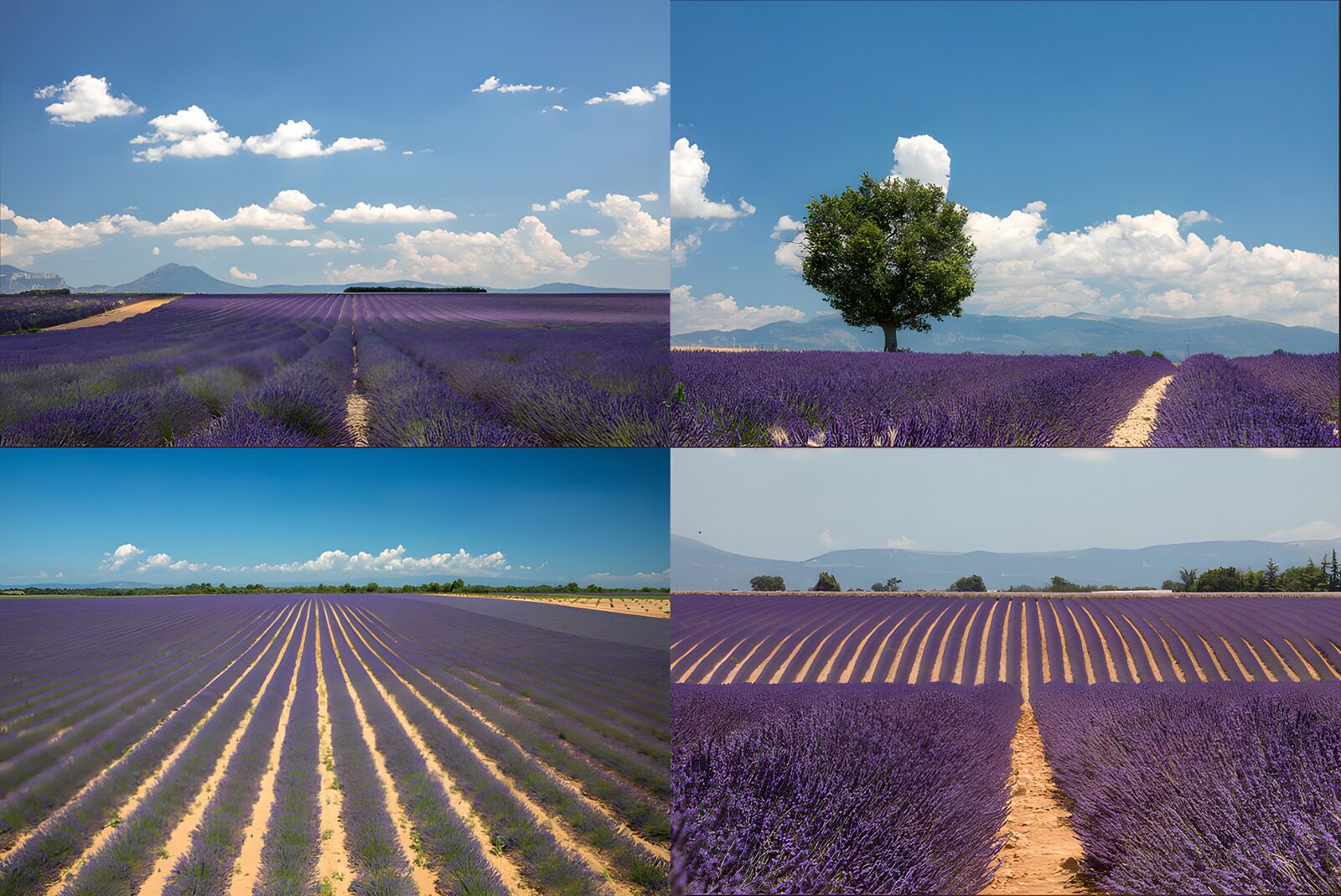 OCCOM9284123: Lavender Fields Under Blue Skies
