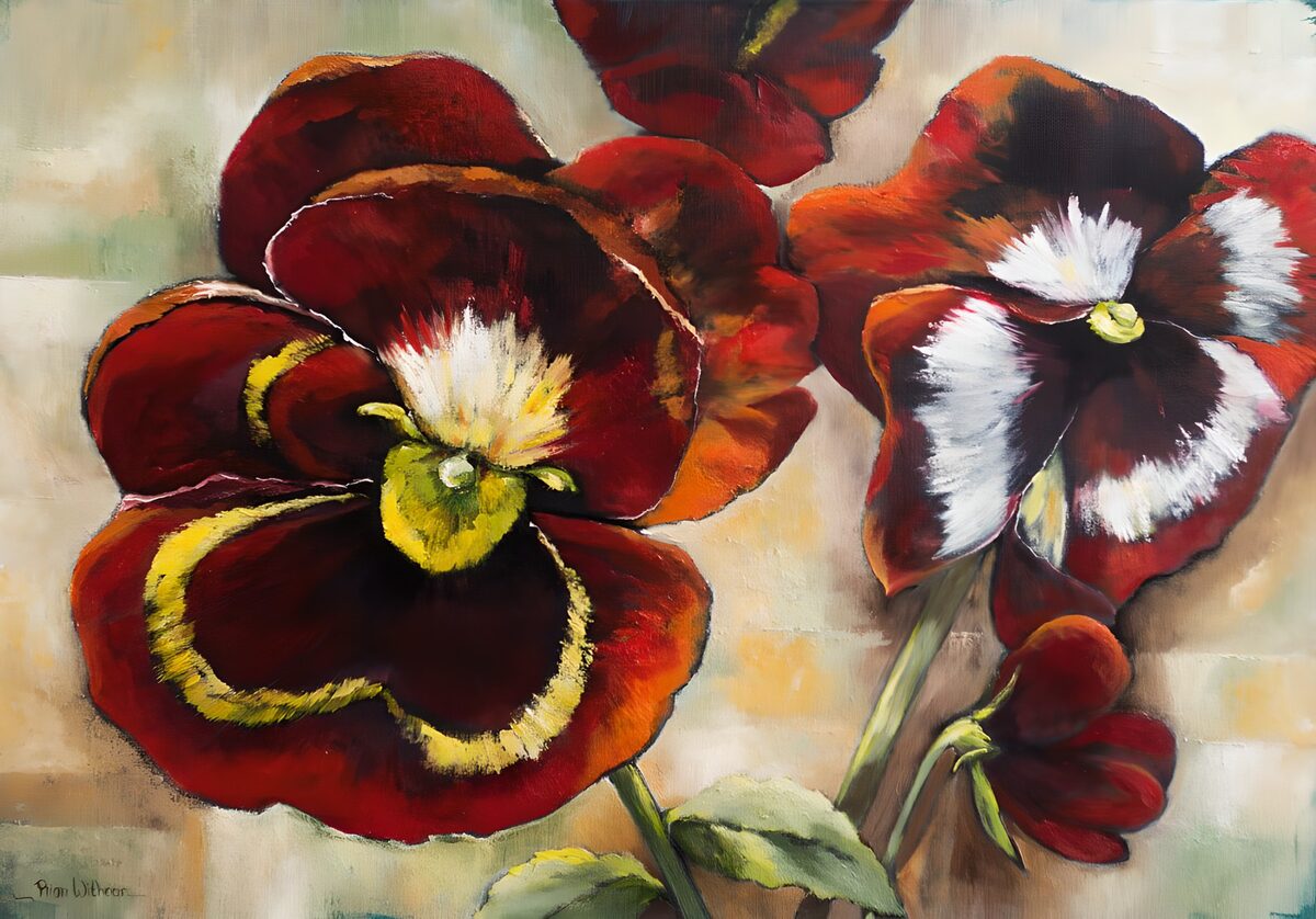 OCCOM1674520: Vibrant Pansies in Rich Hues