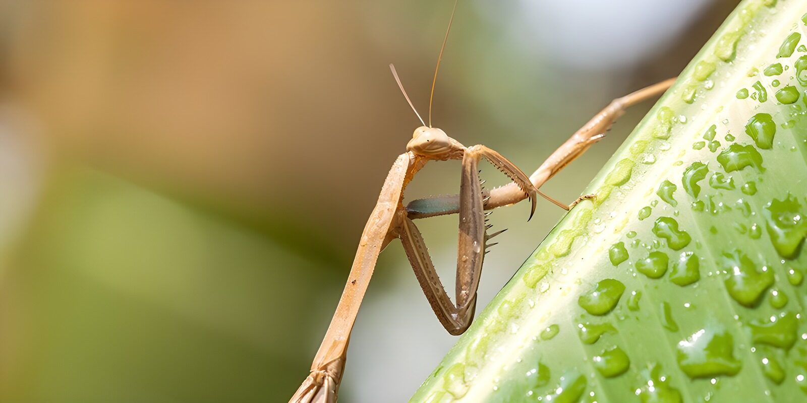 OCCOM8740645: Praying Mantis on a Leaf