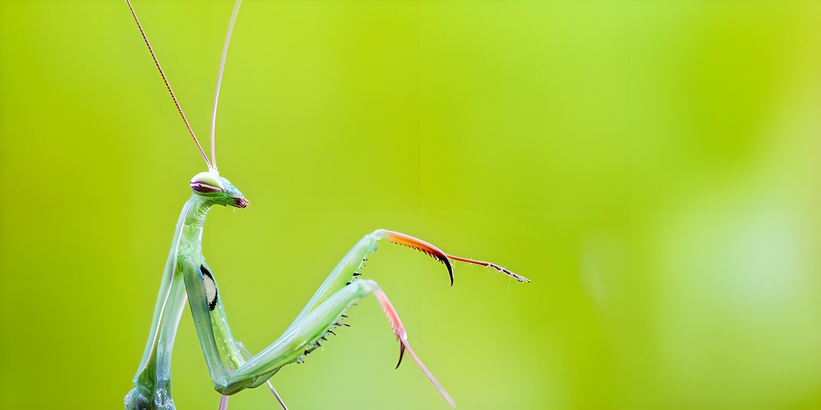 OCCOM8143580: Praying Mantis on Green Background