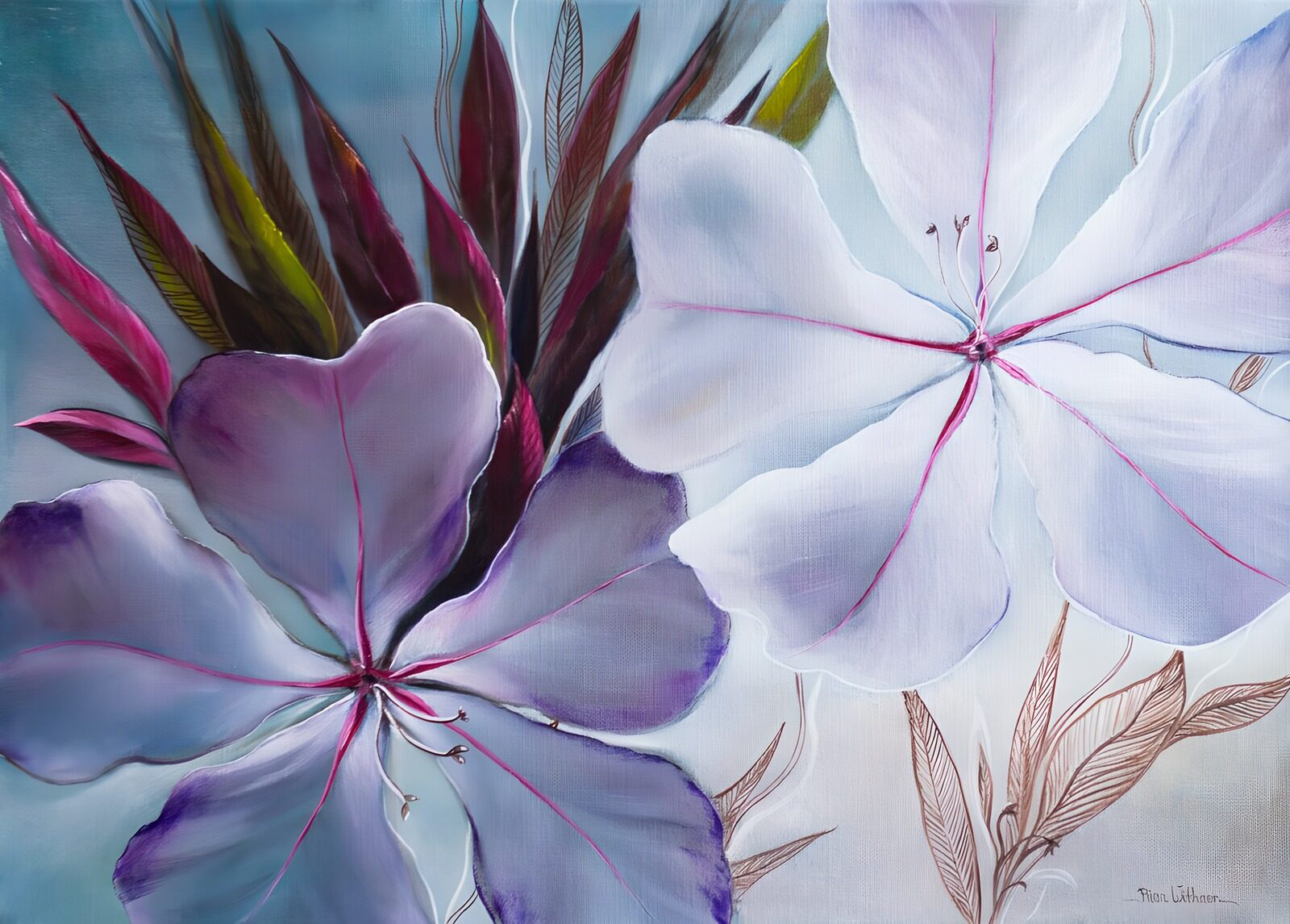 OCCOM8703188: Blooming Serenity in Pastel Hues