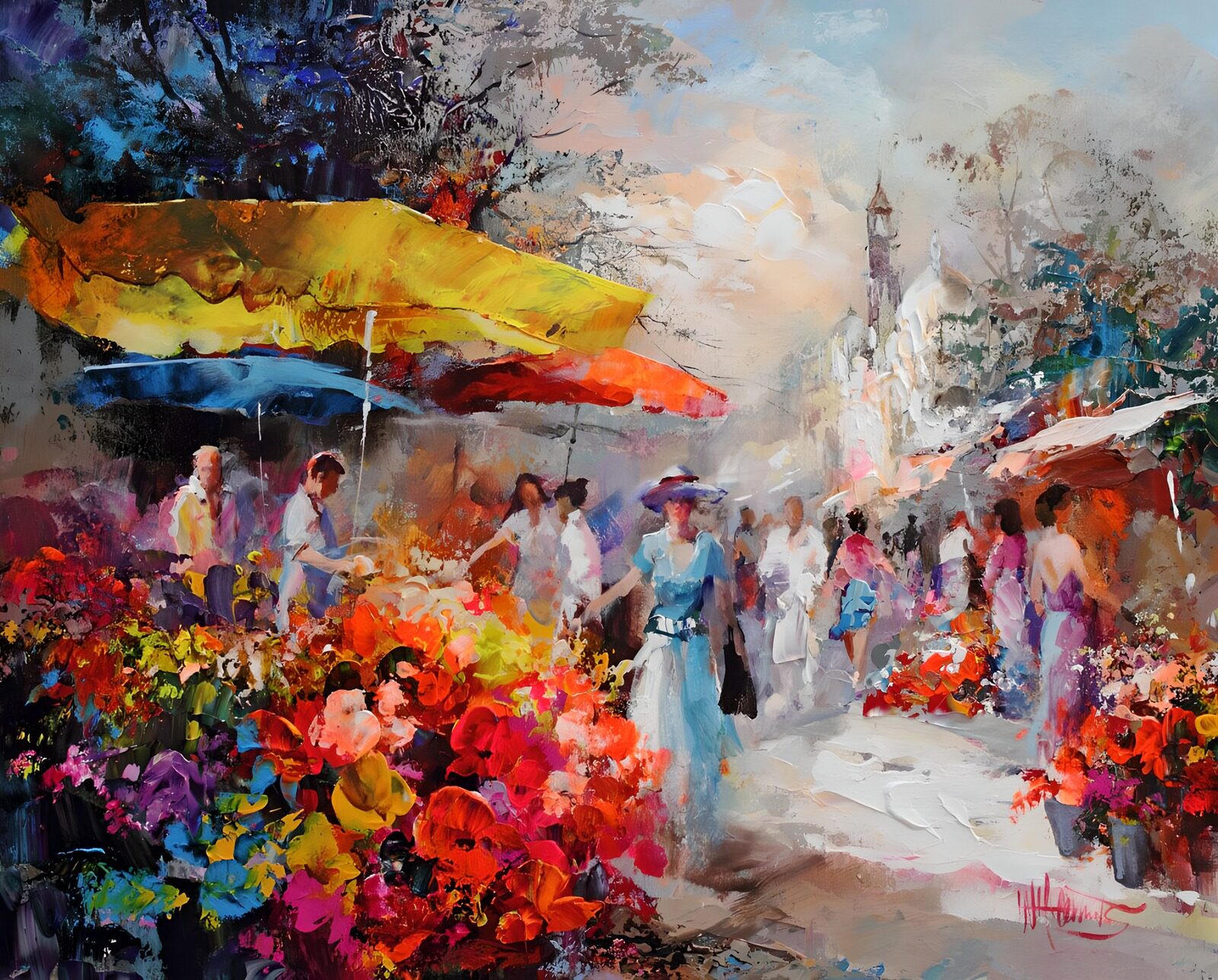 OCCOM6403475: Colorful Market Scene