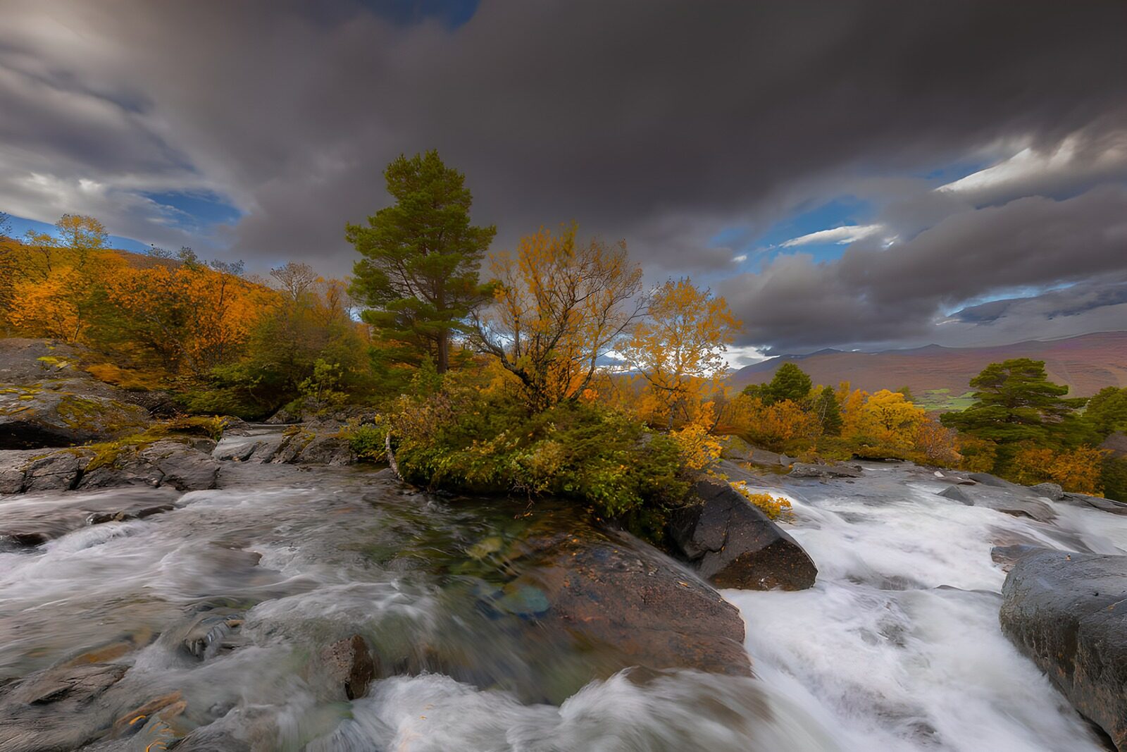 OCCOM5147347: Majestic Autumn River Landscape