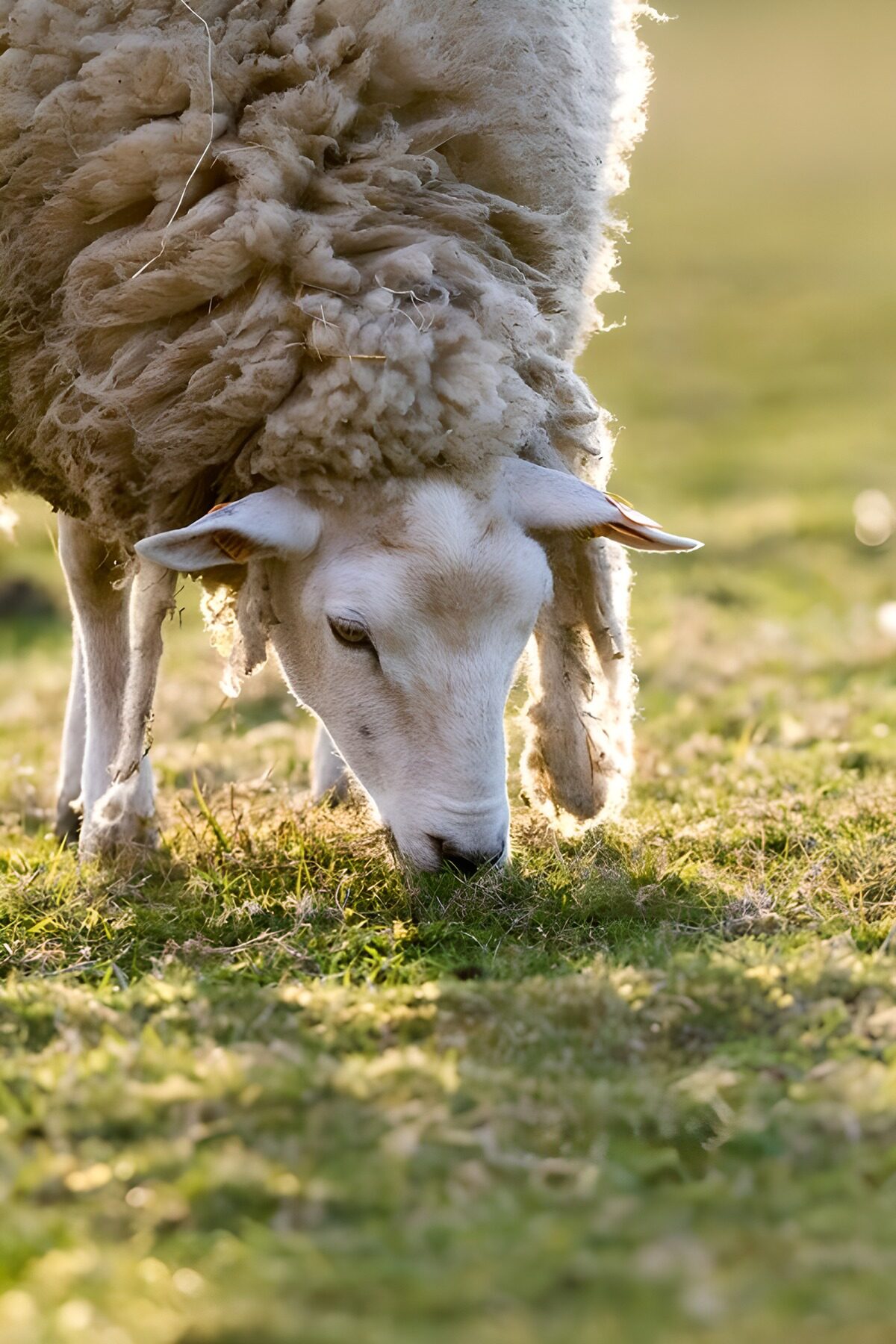 OCCOM9613396: Grazing Sheep in Golden Light