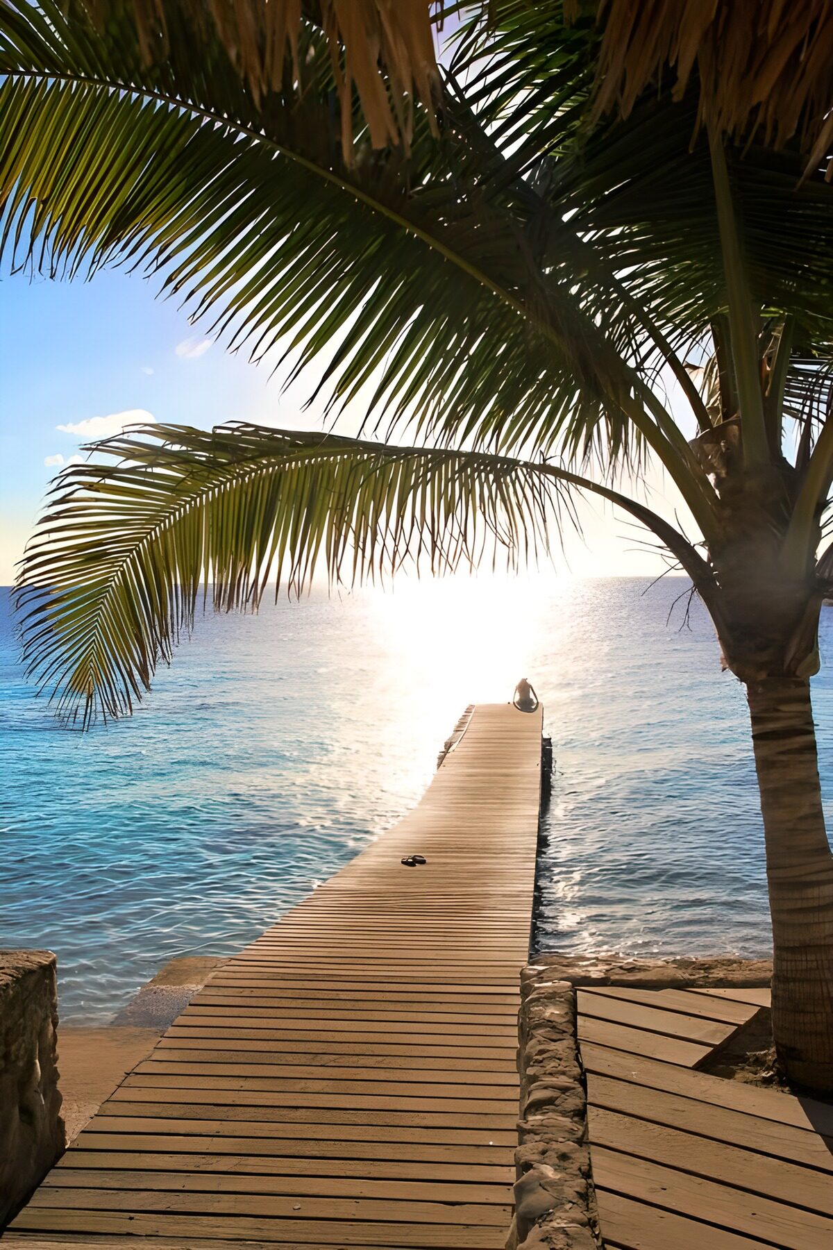 Serene Dock at Sunset