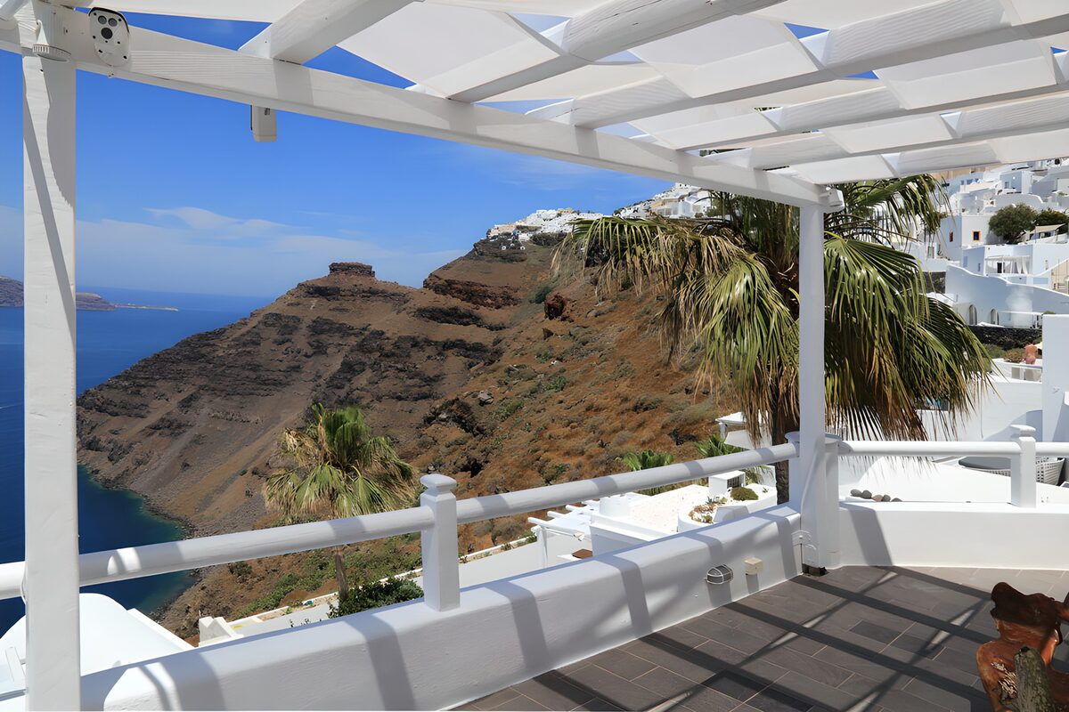 Stunning Sea View from Santorini Terrace