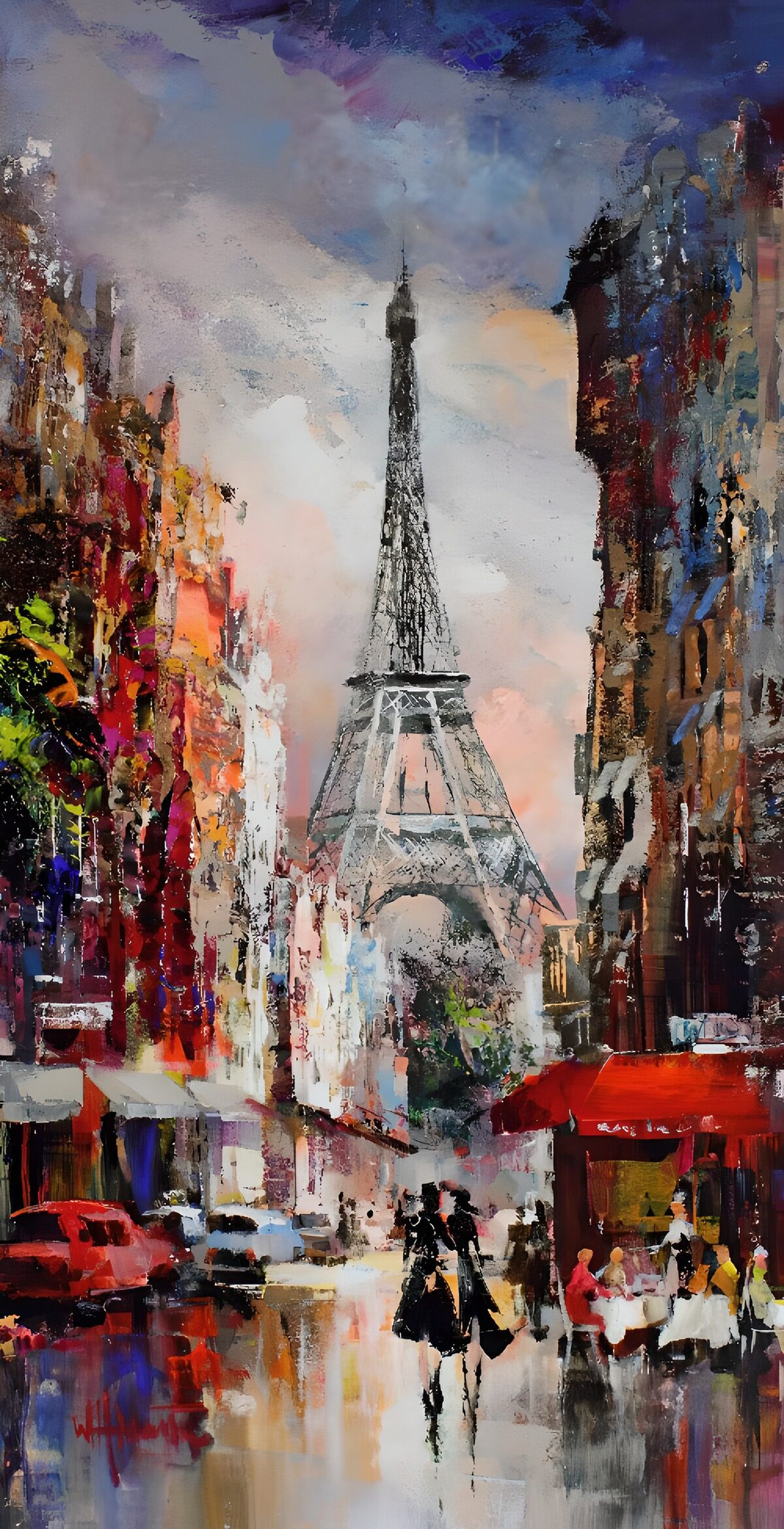 Parisian Dreamscape with the Eiffel Tower