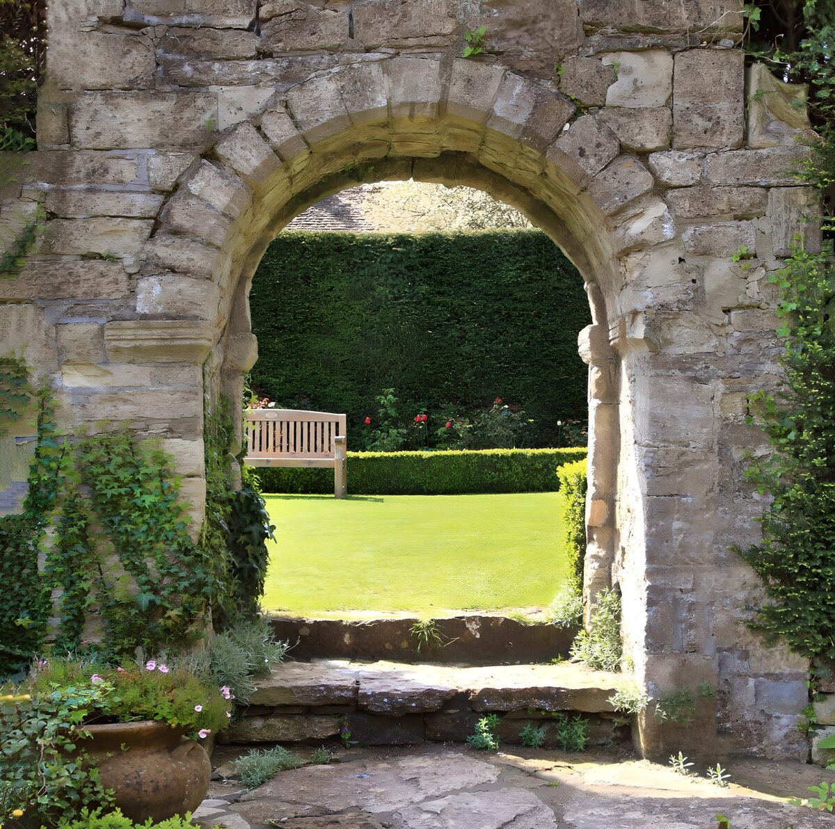 Tranquil Garden Archway