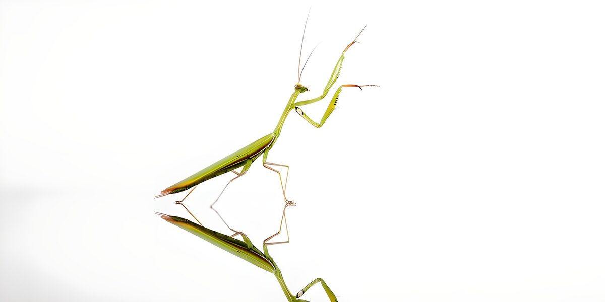 Graceful Mantis on Reflection