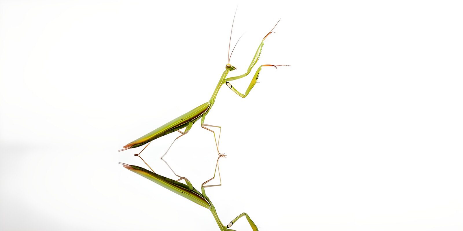 OCCOM7269805: Graceful Mantis on Reflection