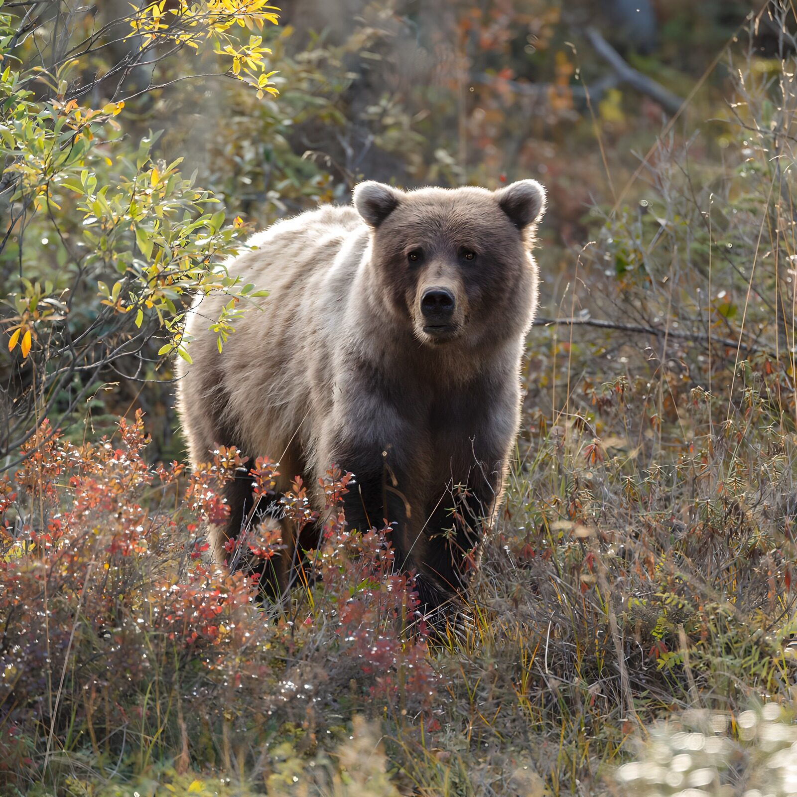 OCCOM3280750: Majestic Grizzly in Autumn Landscape