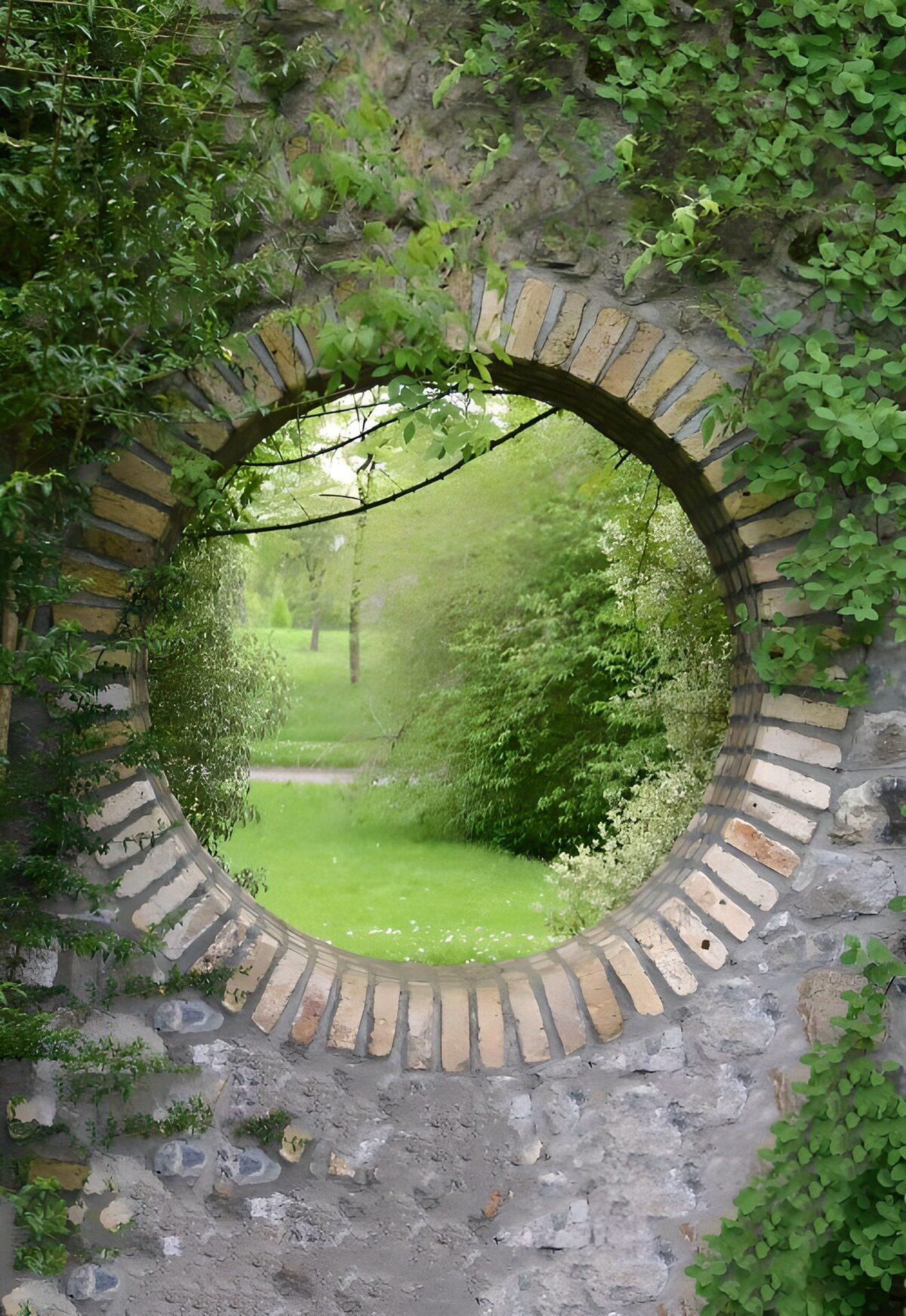 OCCOM8892446: Circular View Through an Archway