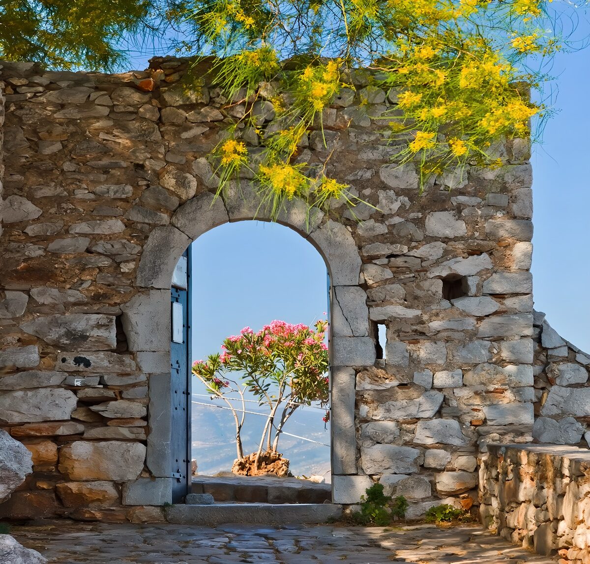 OCCOM4417773: Serenity Through the Stone Archway