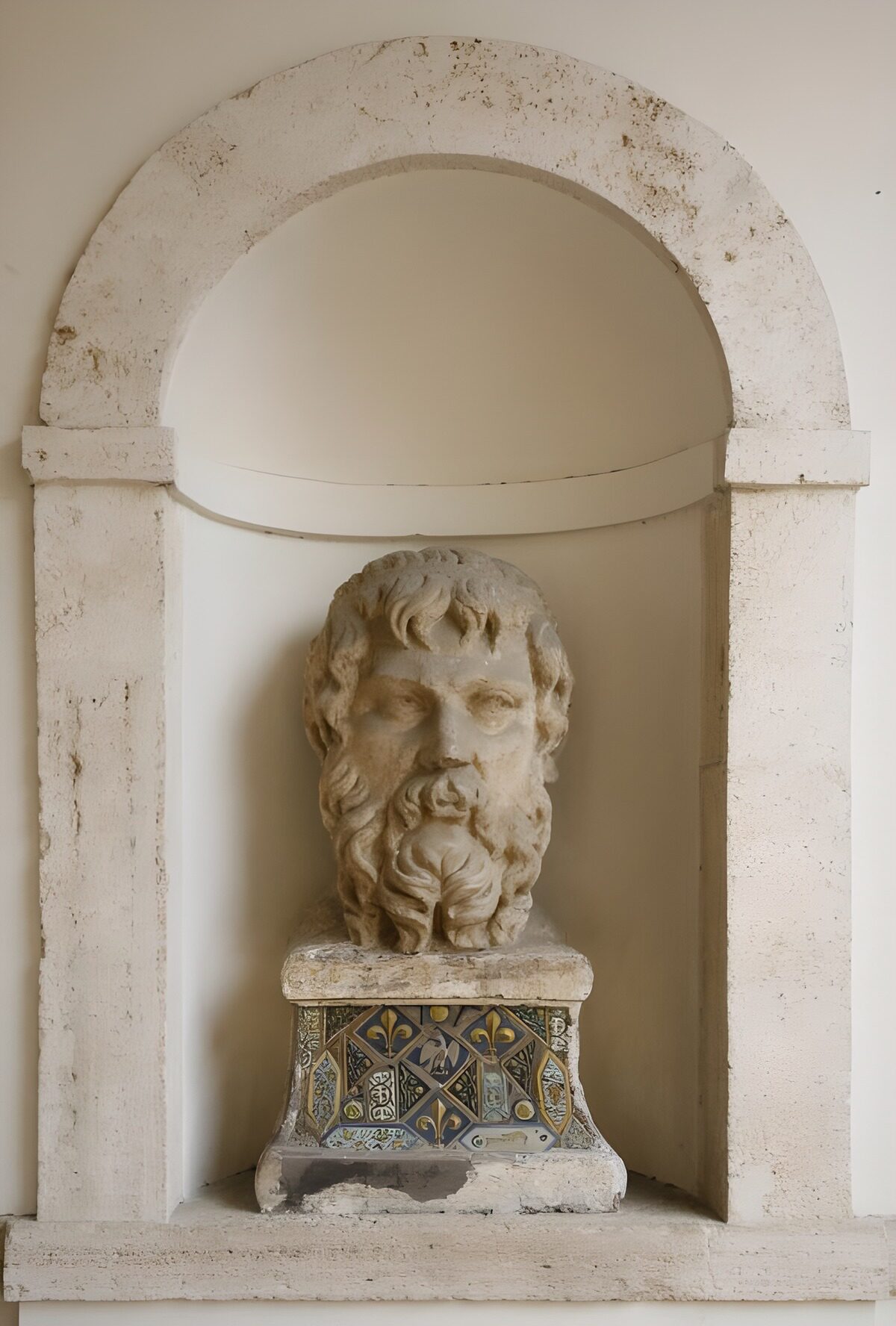 Ancient Bust in Classical Niche