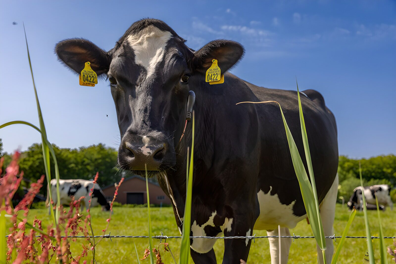 OCCOM7022103: Curious Cow on a Sunny Day