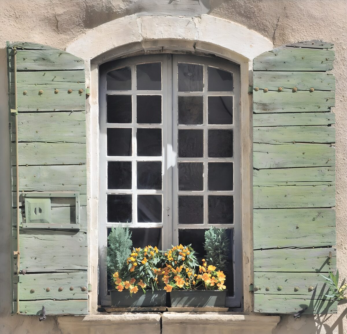 Charming Window with Flower Box