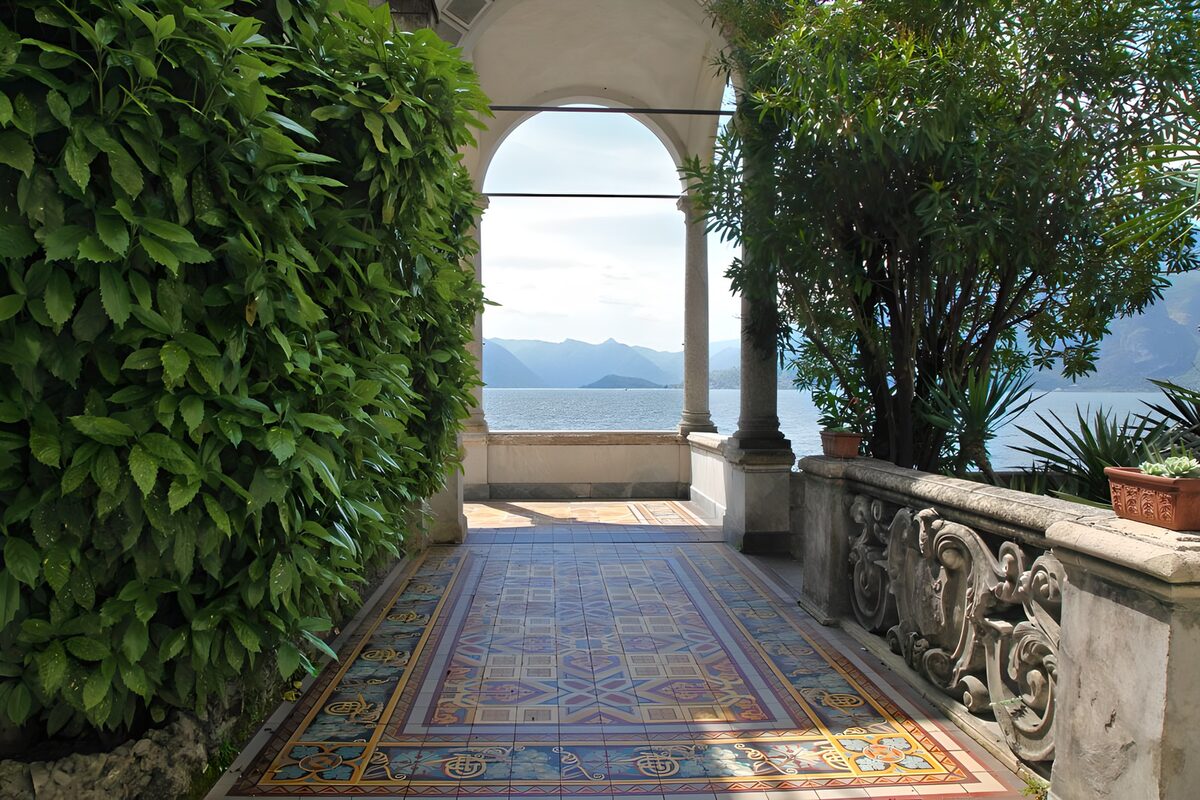 Tranquil Waterfront View from a Garden