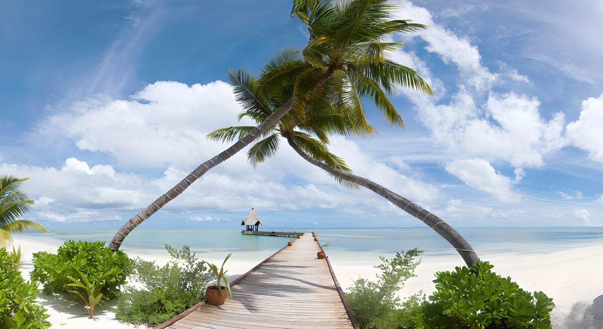 Serene Beach Pathway to Tranquil Waters