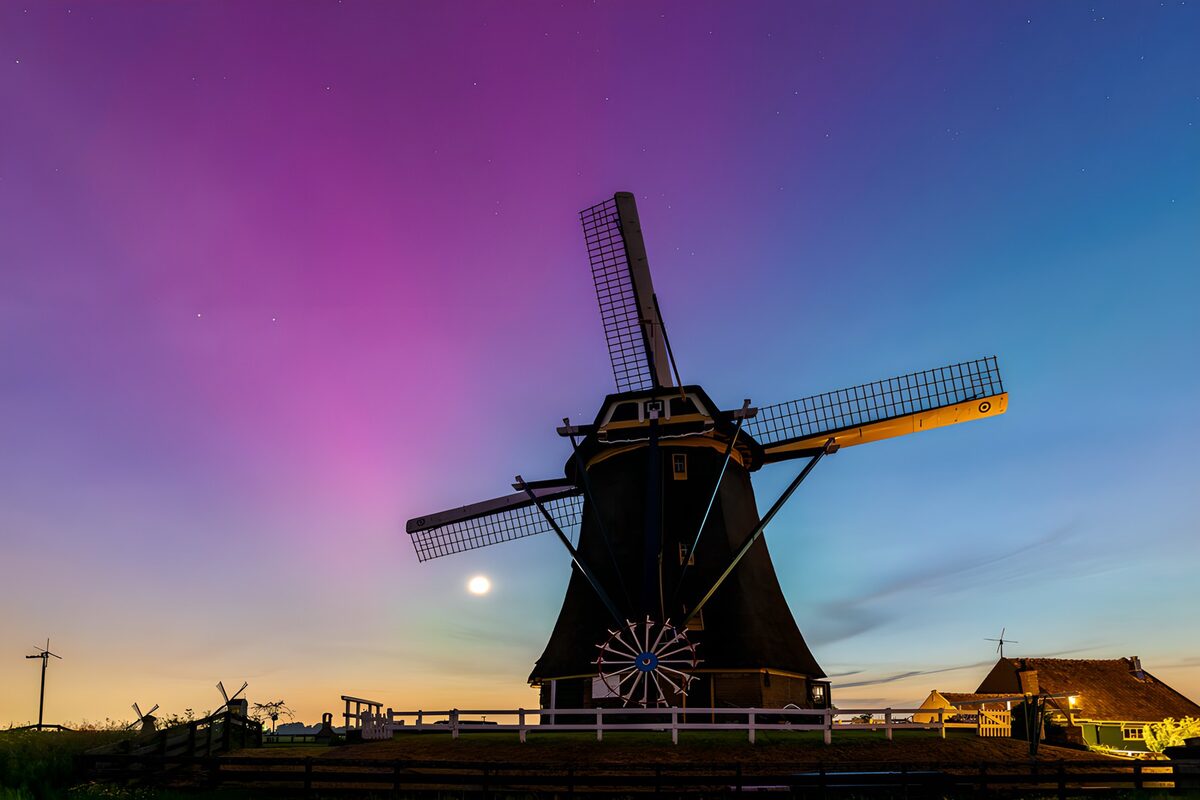 Enchanting Windmill at Twilight