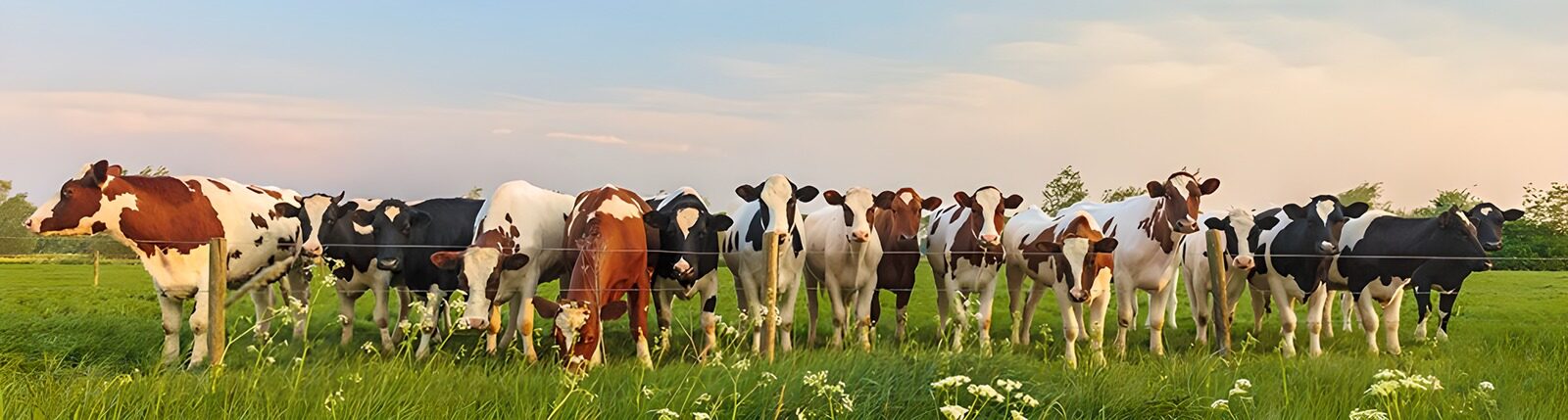 OCCOM1273882: Herd of Dairy Cows on Green Pasture