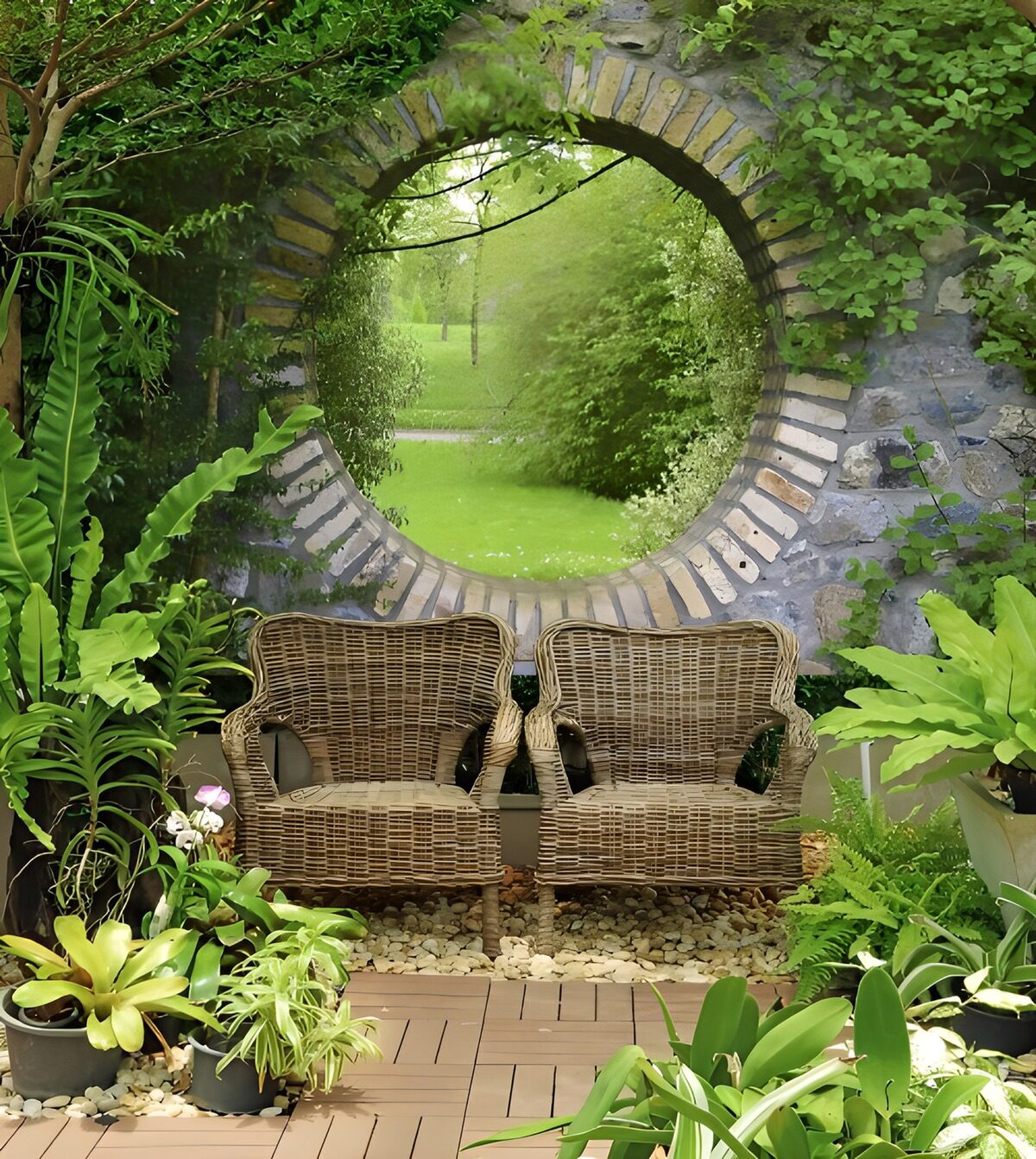 Serene Garden Retreat
