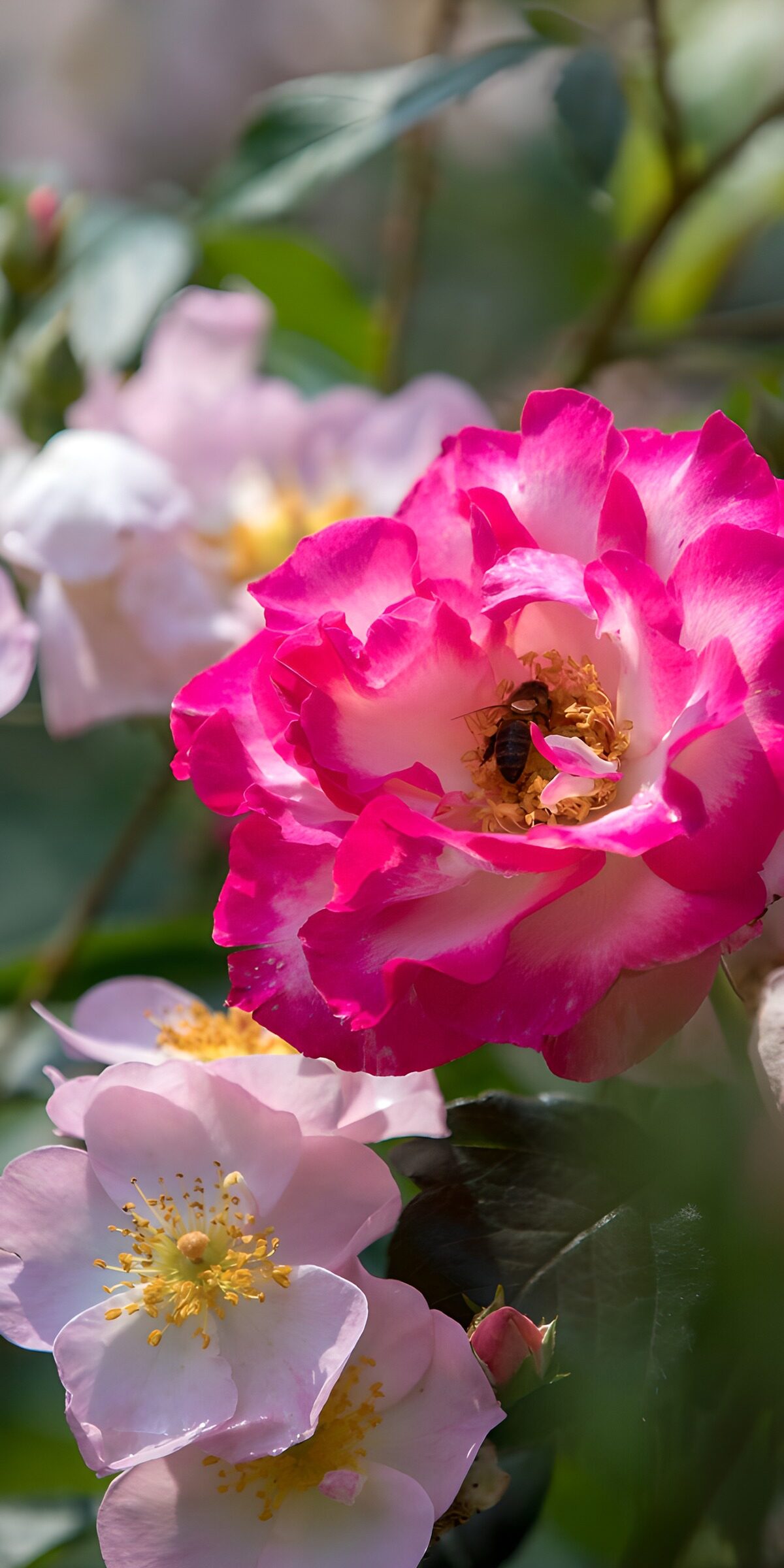 OCCOM6196150: Vibrant Bloom with Bee