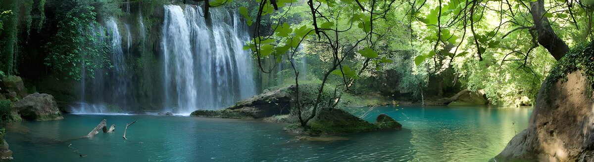 Serene Waterfall Oasis