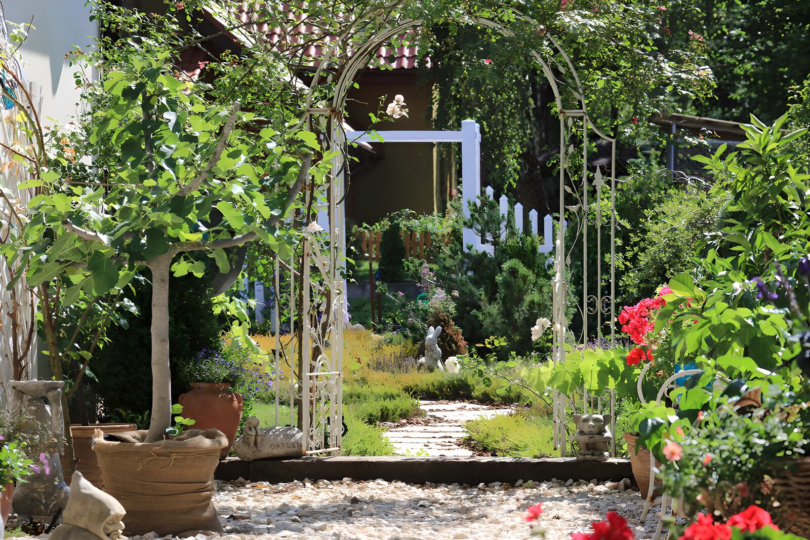 OCCOM7606350: Serene Garden Pathway in Bloom