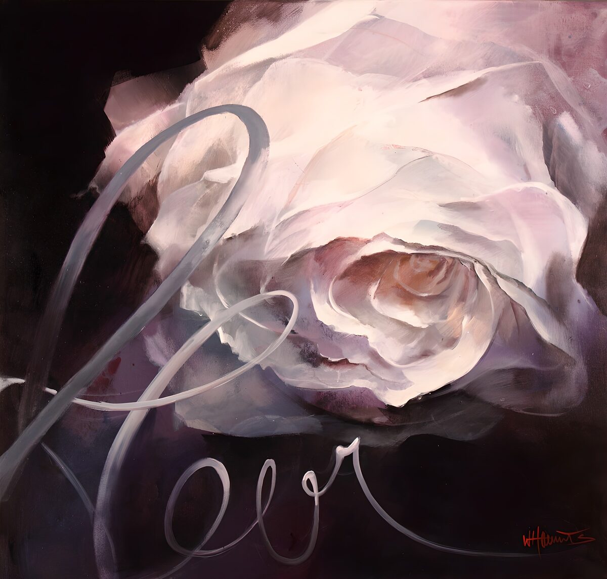 Elegant Rose in Soft Hues
