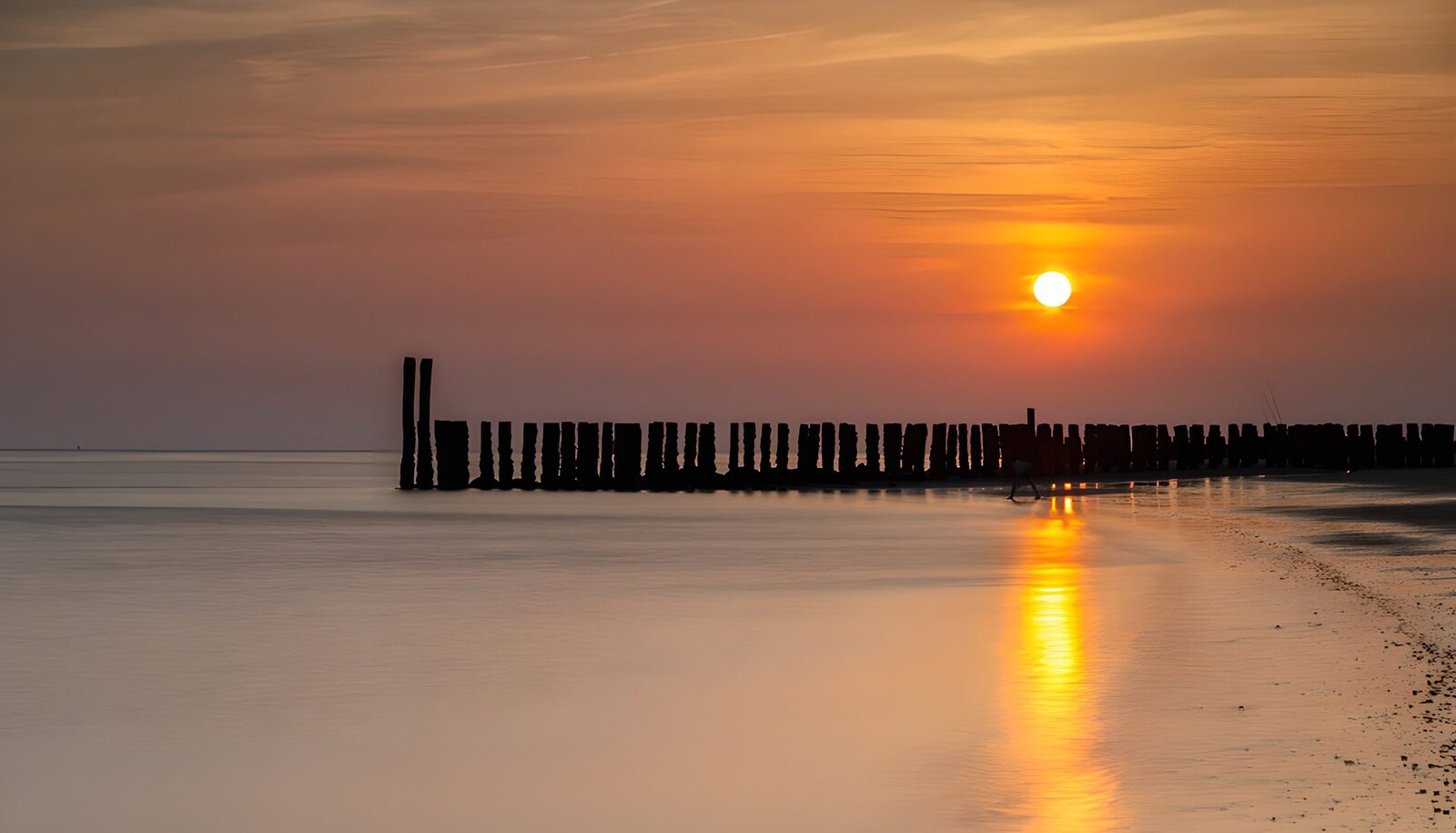 OCCOM1417883: Serene Sunset Over Tranquil Waters