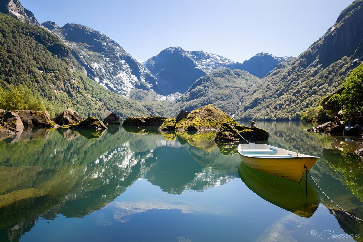 Serene Fjord Reflections