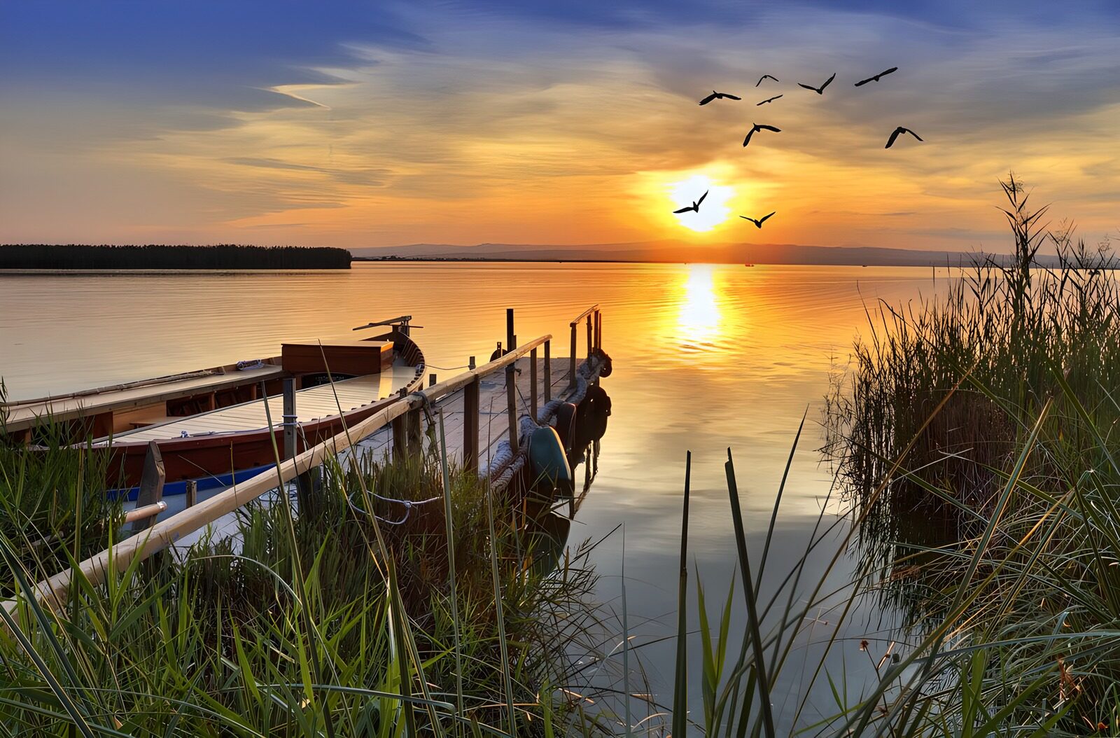 OCCOM9784499: Serene Sunset Over Tranquil Waters