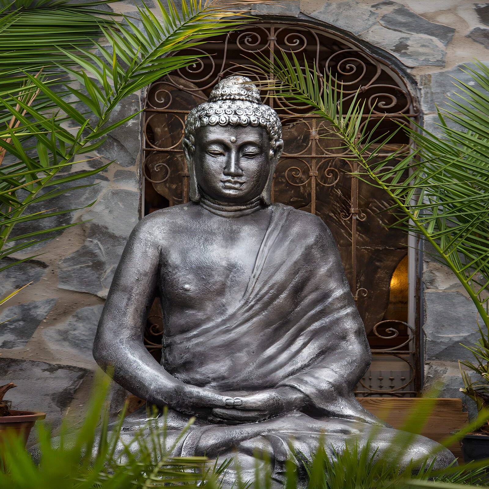 OCCOM7147710: Serene Buddha Statue Amidst Nature