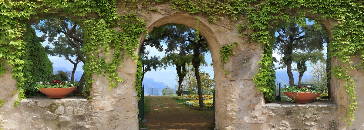 Tranquil Garden Archway