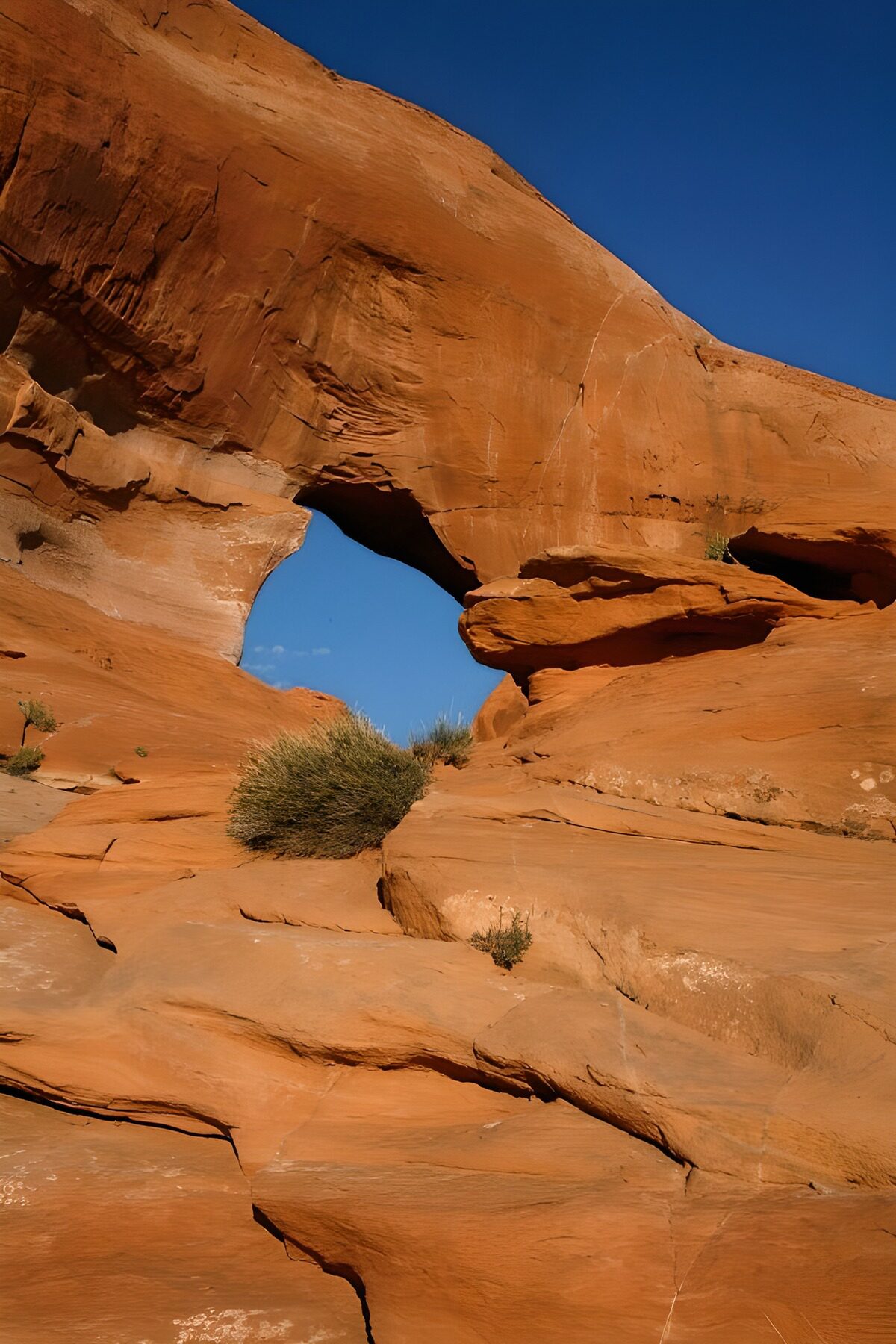 Natural Red Rock Arch Formation