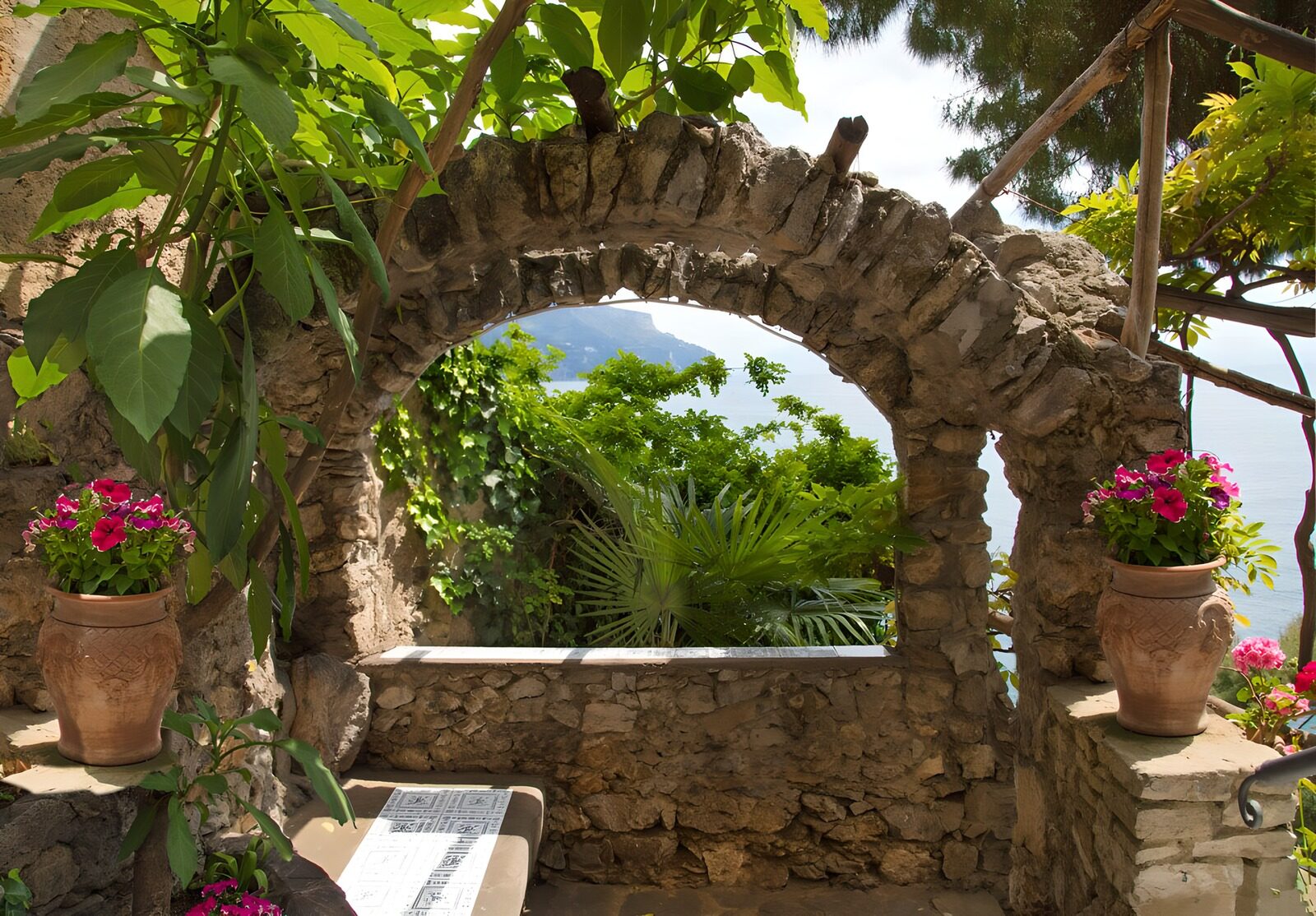 OCCOM6046963: Serene Stone Archway View