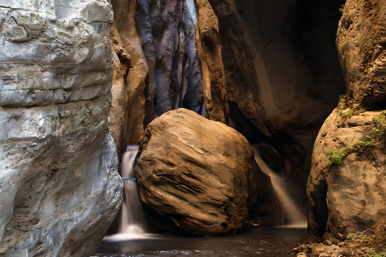 OCCOM1859250: Serene Canyon Waterfall