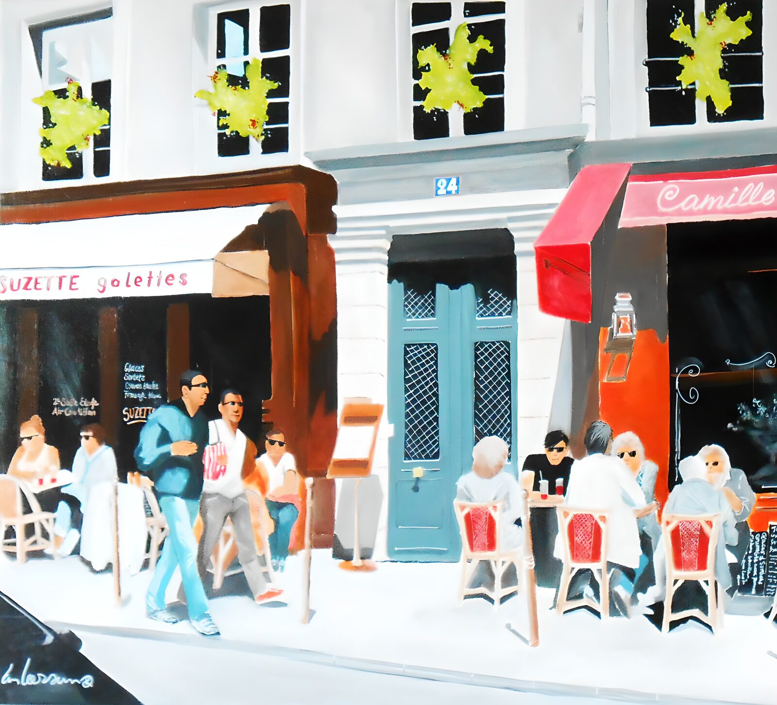 OCCOM2963917: Charming Café Scene in the City