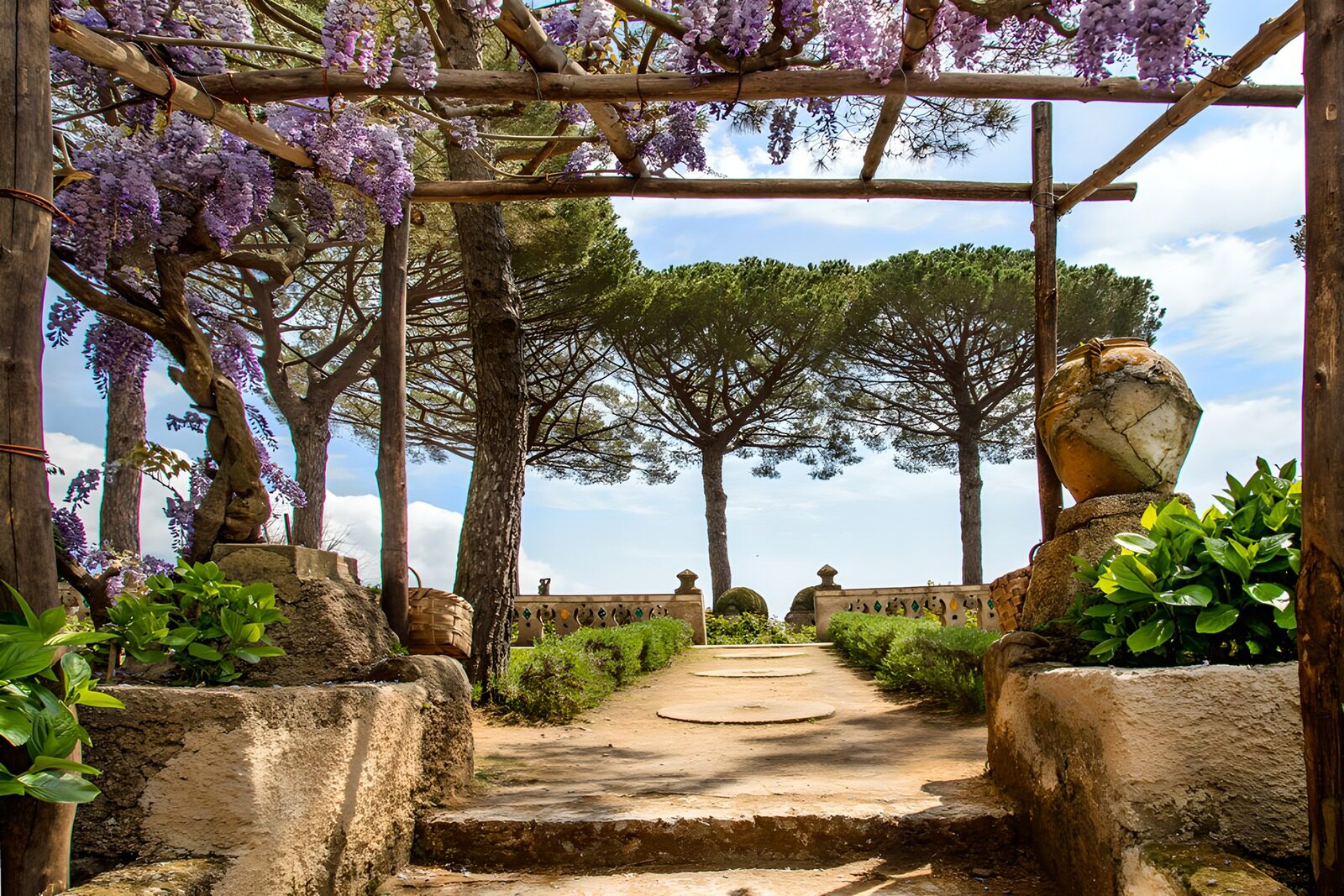 OCCOM1925440: Serene Garden Pathway in Bloom