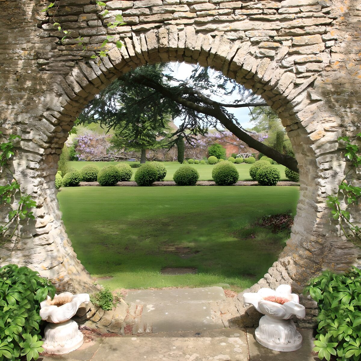 Serene Garden Archway