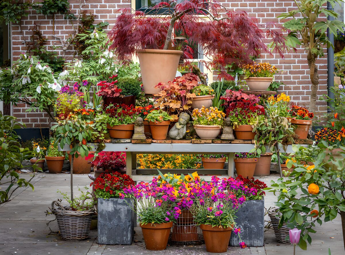 OCCOM7573439: Vibrant Garden Display