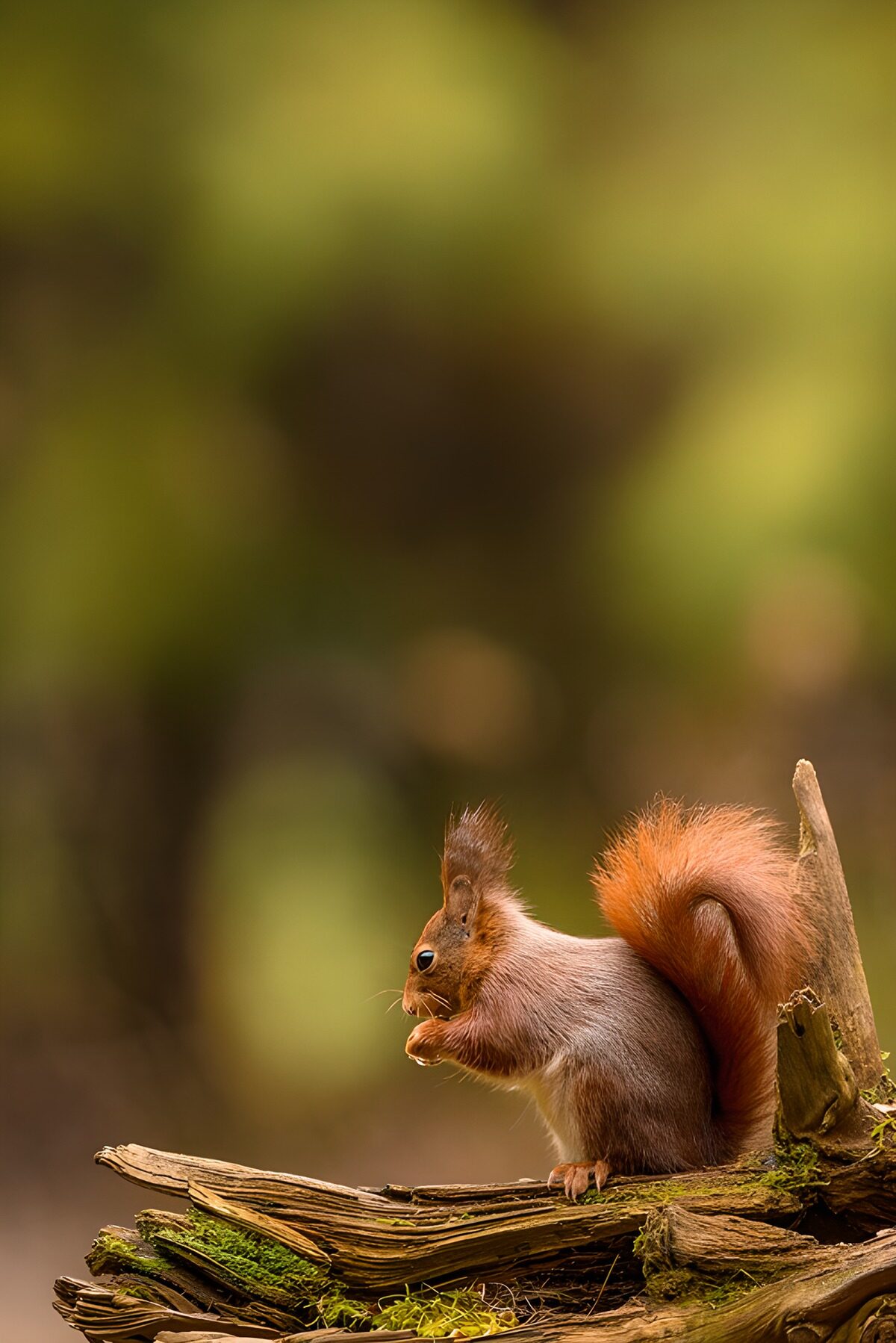 Playful Squirrel in Nature