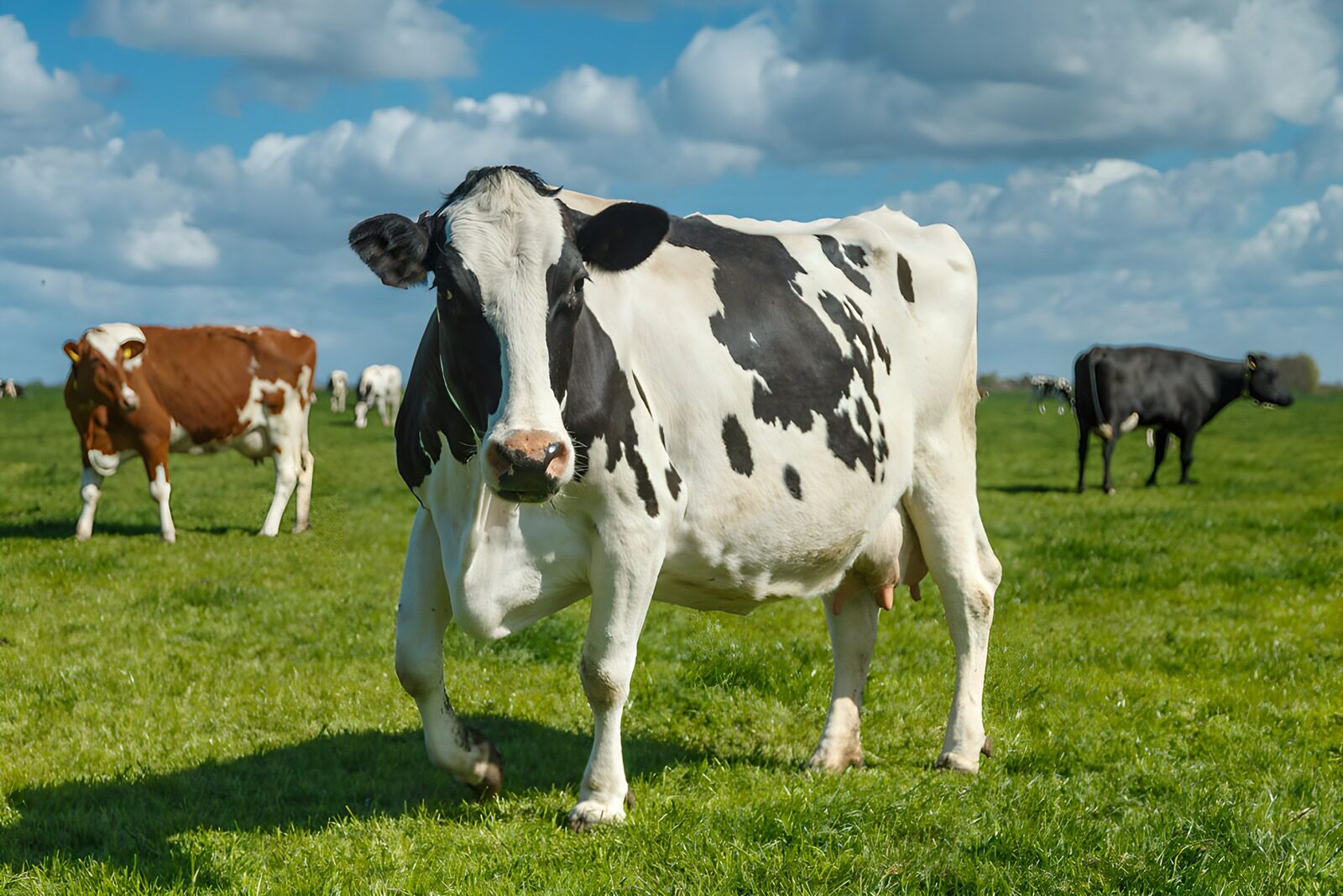 OCCOM5949895: Curious Cow in a Green Pasture