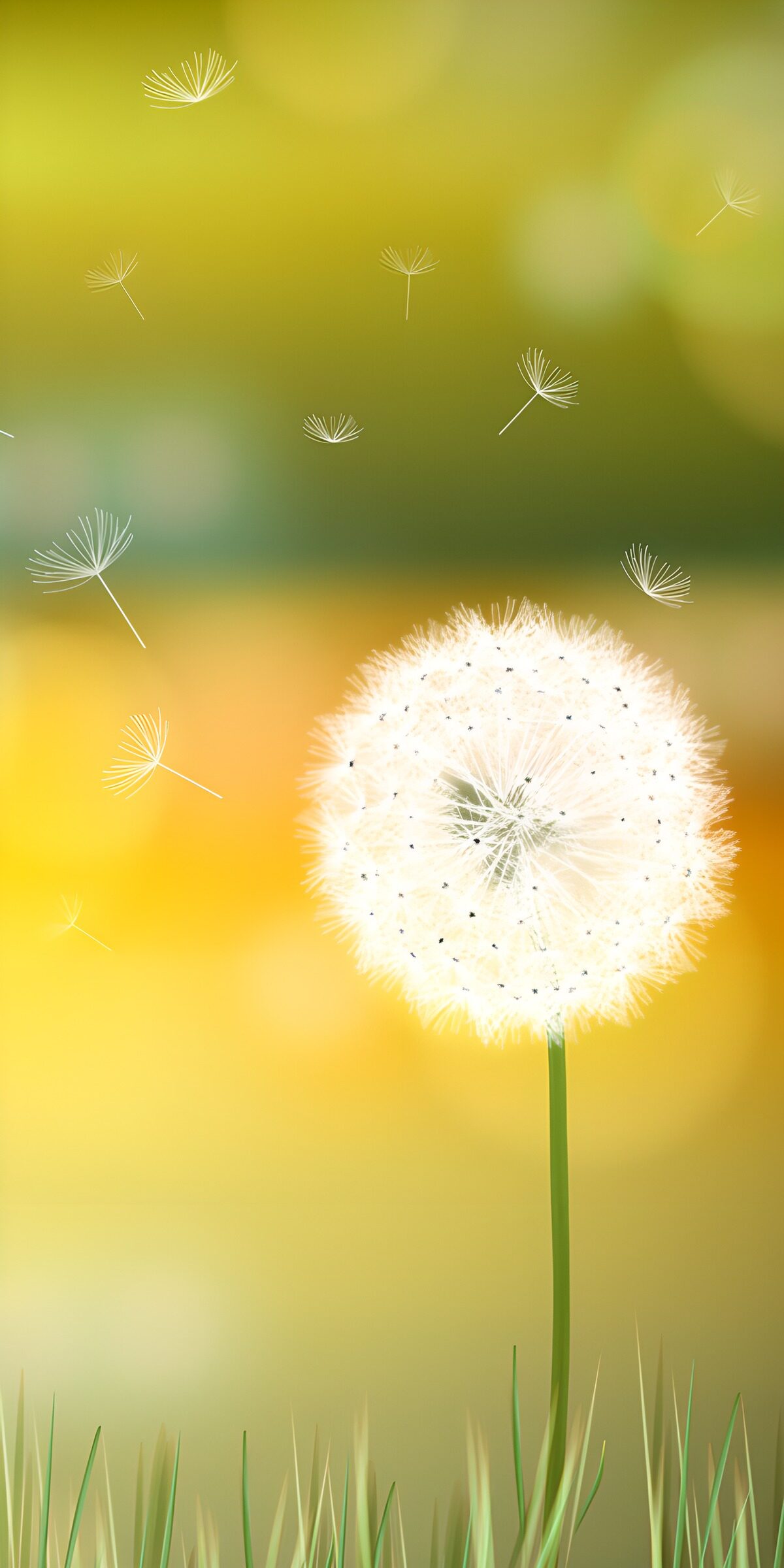 OCCOM1432607: Dandelion Dreams in a Blurred Landscape
