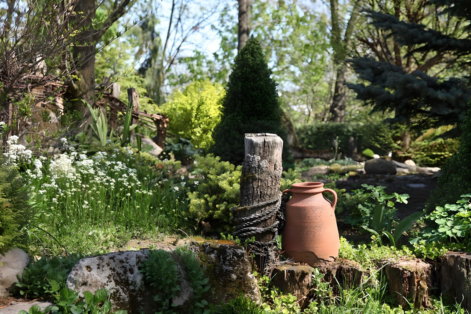 OCCOM8402250: Tranquil Garden Corner