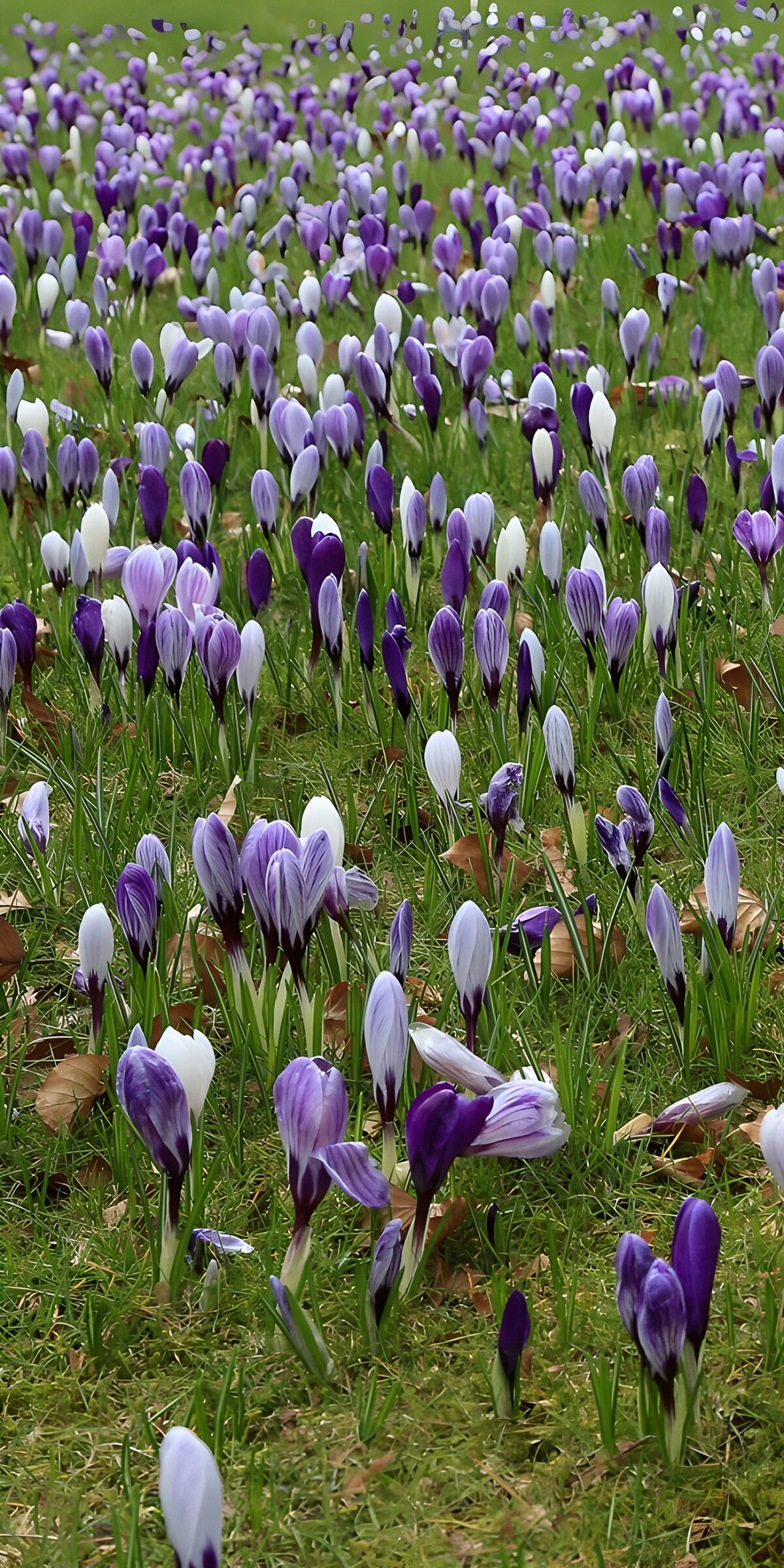 OCCOM4661649: Vibrant Crocus Meadow in Spring