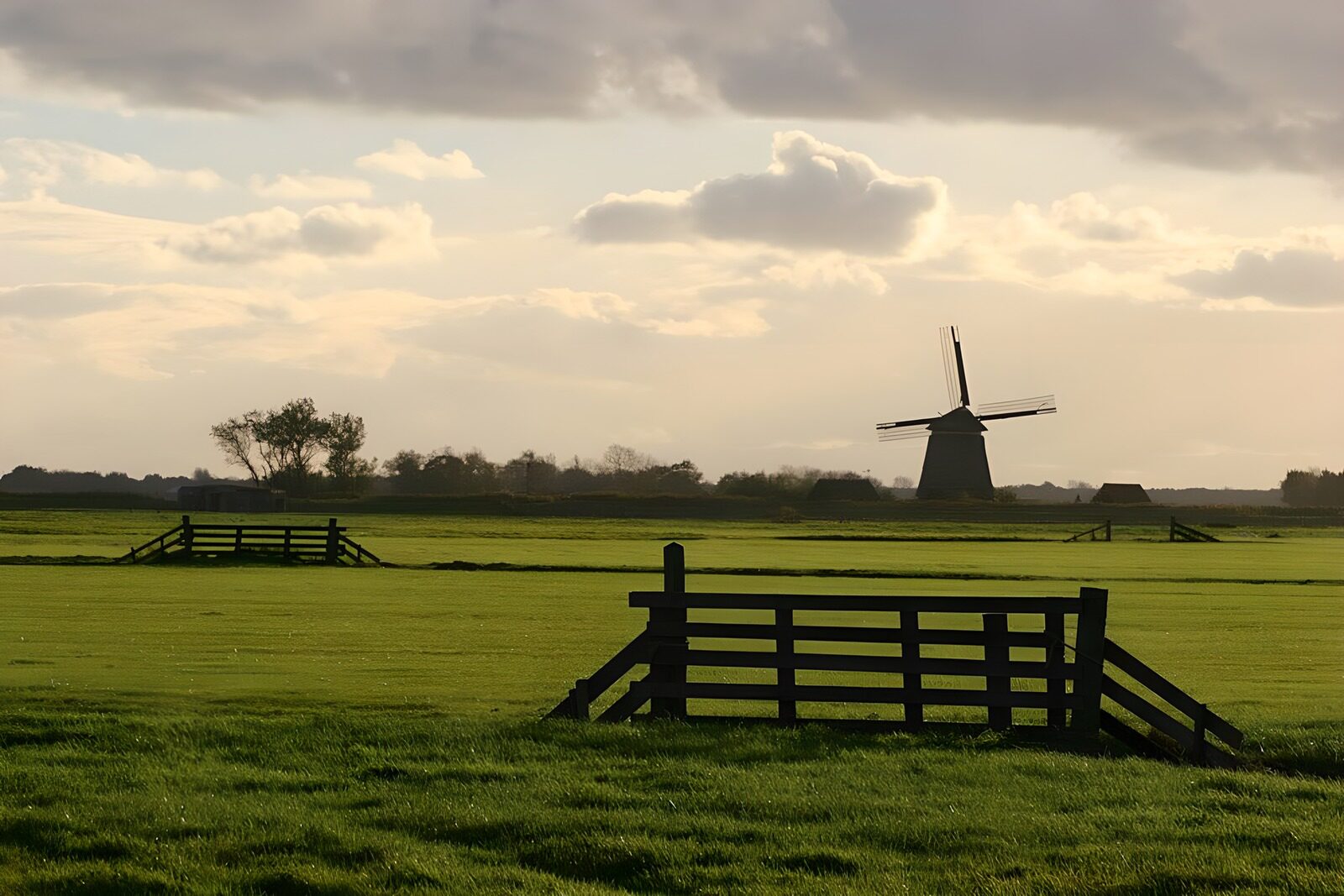 OCCOM4984951: Tranquil Dutch Landscape with Windmill