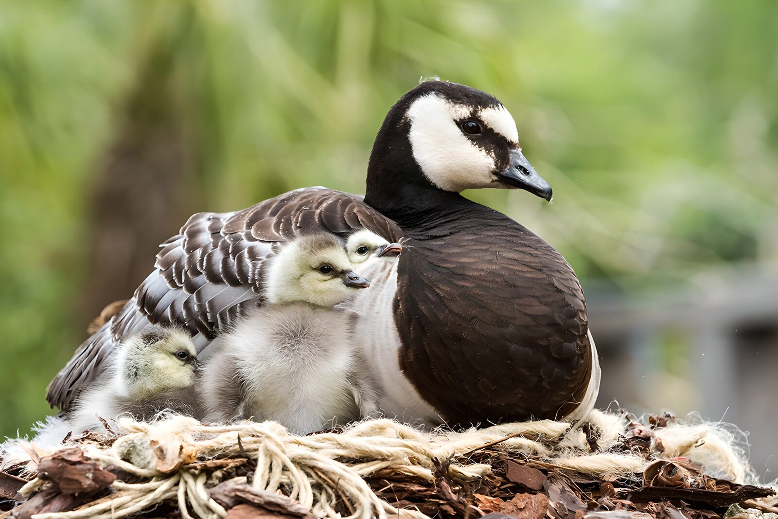 OCCOM6008665: Family Bond of Barnacle Geese