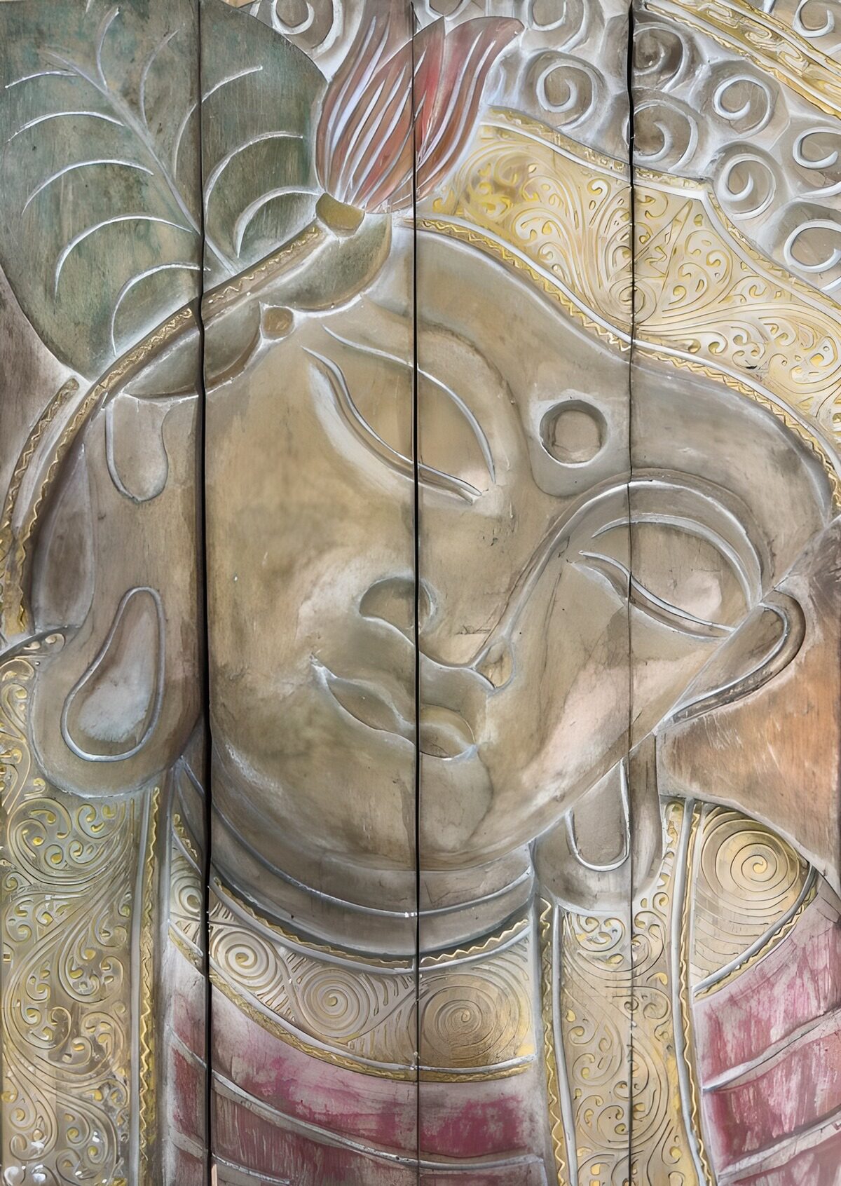 Serene Face of a Deity